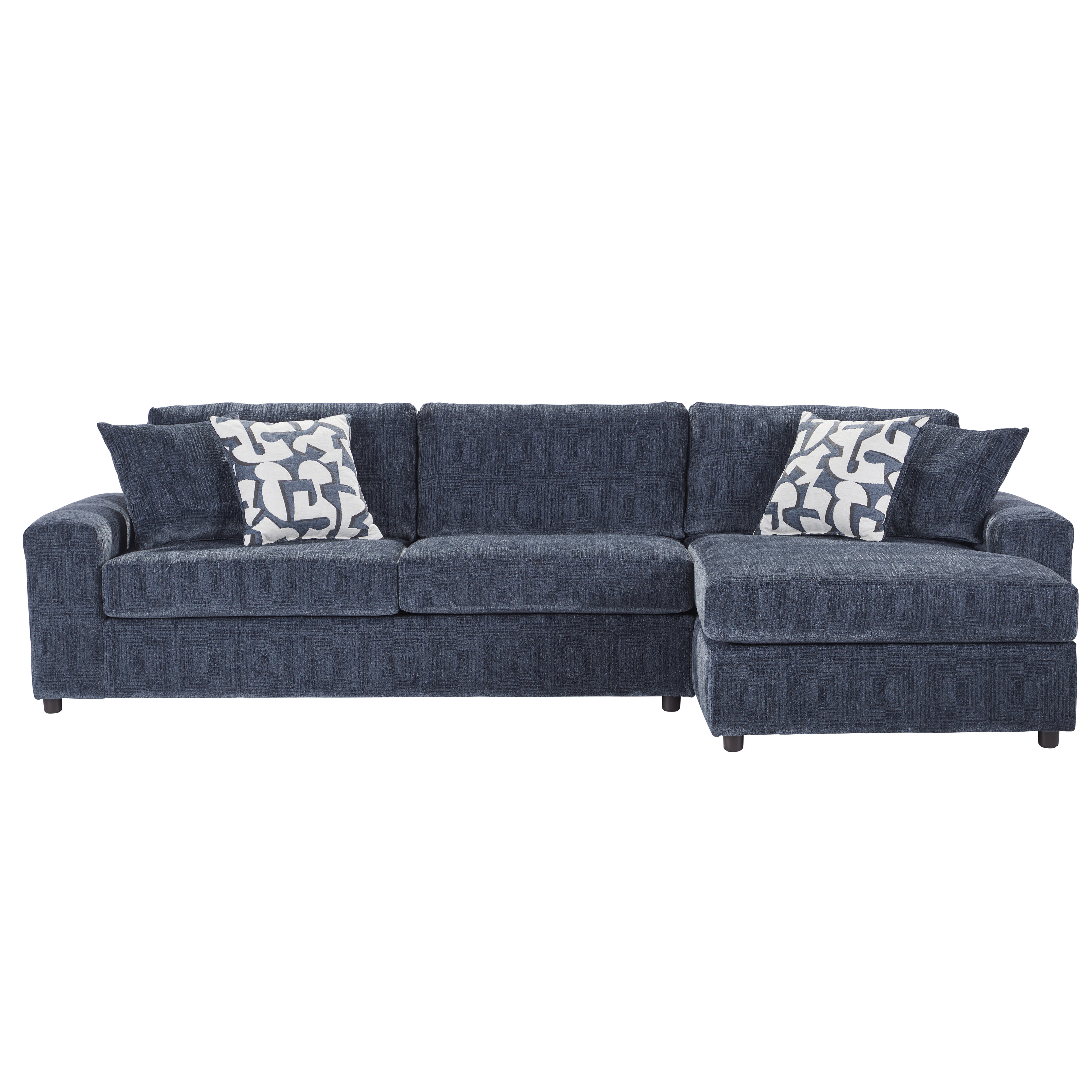 New Classic Furniture Tristan Indigo Blue 2pc Chaise Sectional NCF-27-1460B-2NP New Classic Furniture Tristan Indigo Blue 2pc Chaise Sectional NCF-27-1460B-2NP
