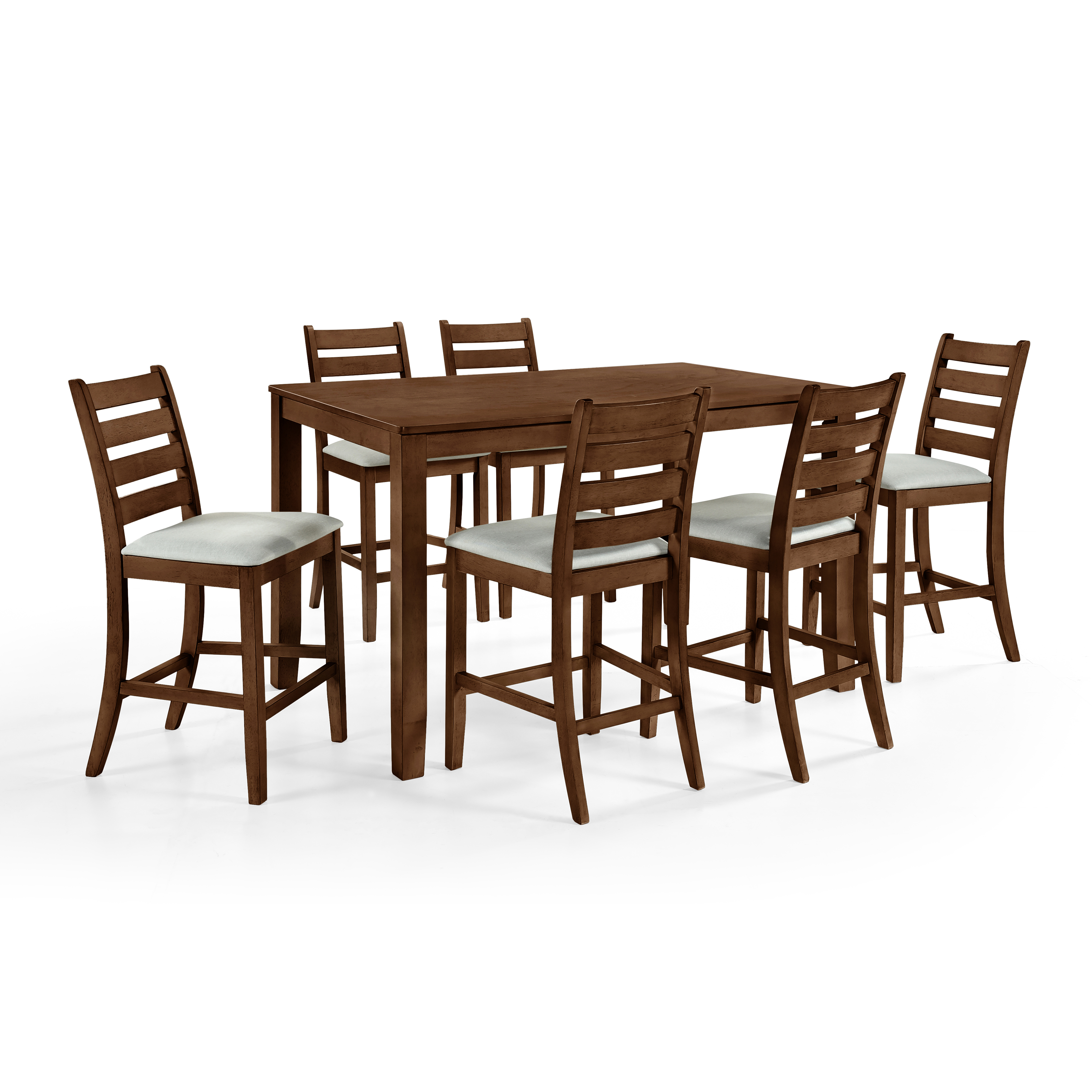 New Classic Furniture Pascal Brown 7pc Counter Height Set NCF-40-1652B-D6C New Classic Furniture Pascal Brown 7pc Counter Height Set NCF-40-1652B-D6C