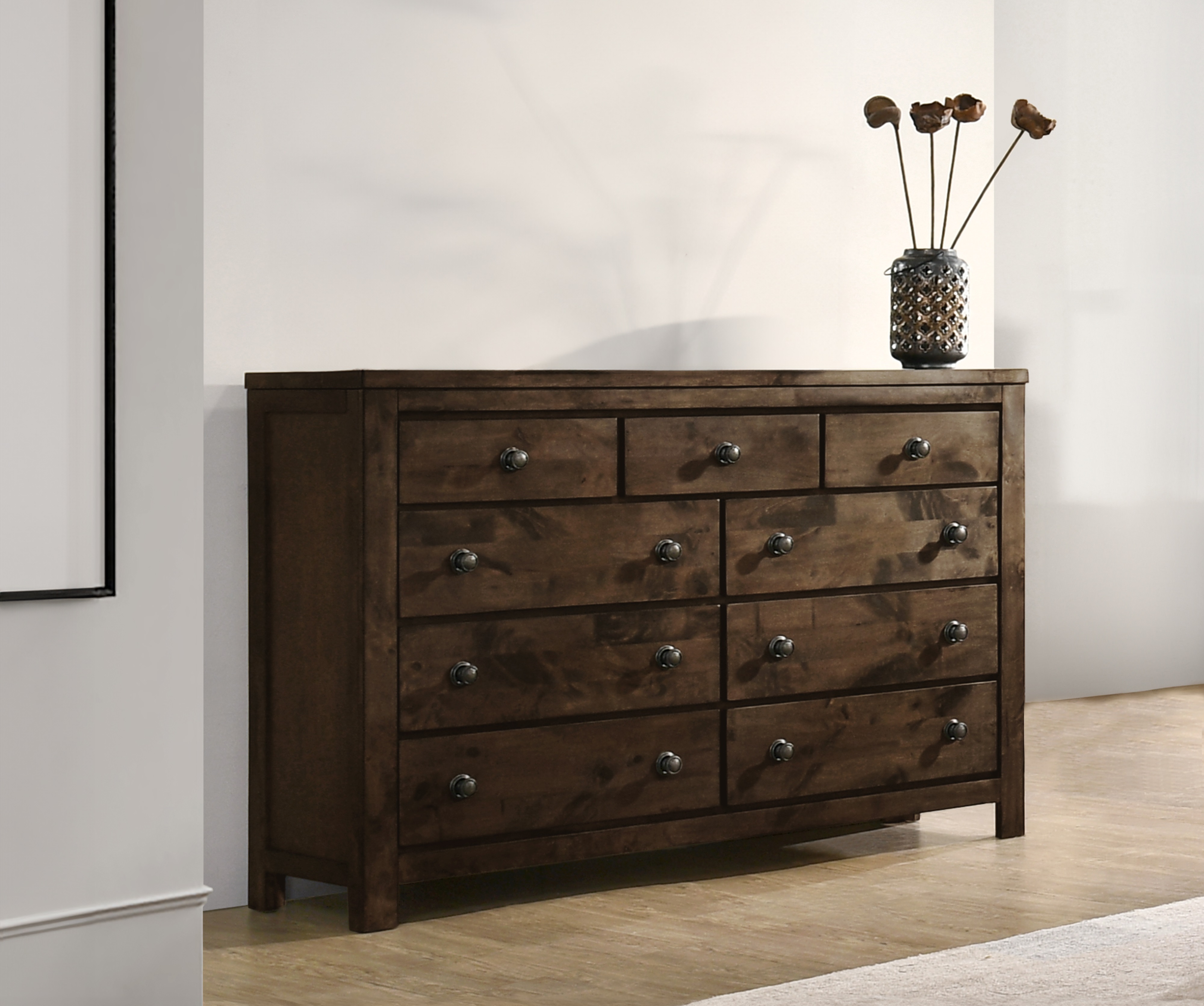 New Classic Furniture Blue Ridge Rustic Gray Dresser