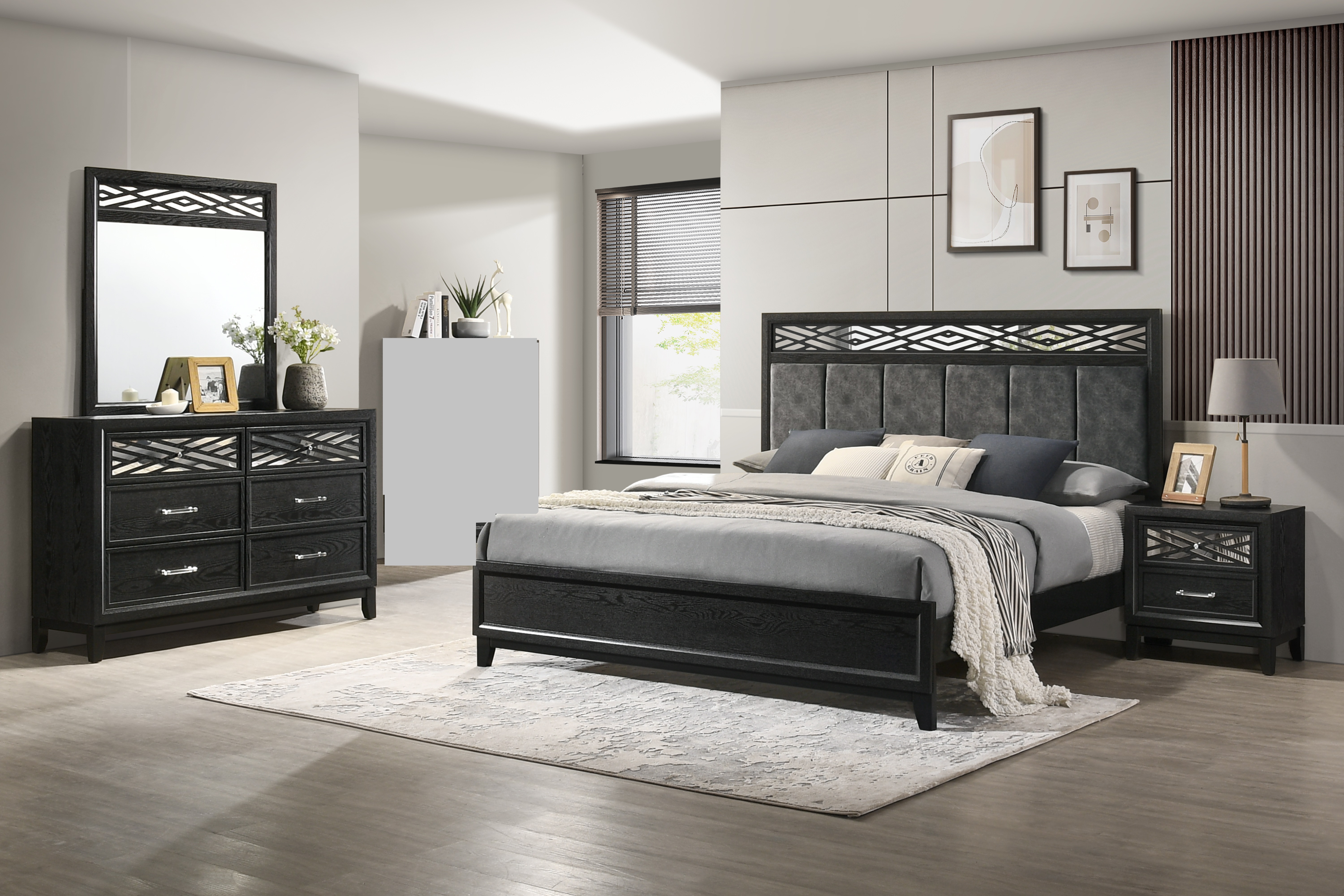 New Classic Furniture Obsidian Bedroom Set - Thumbnail 5