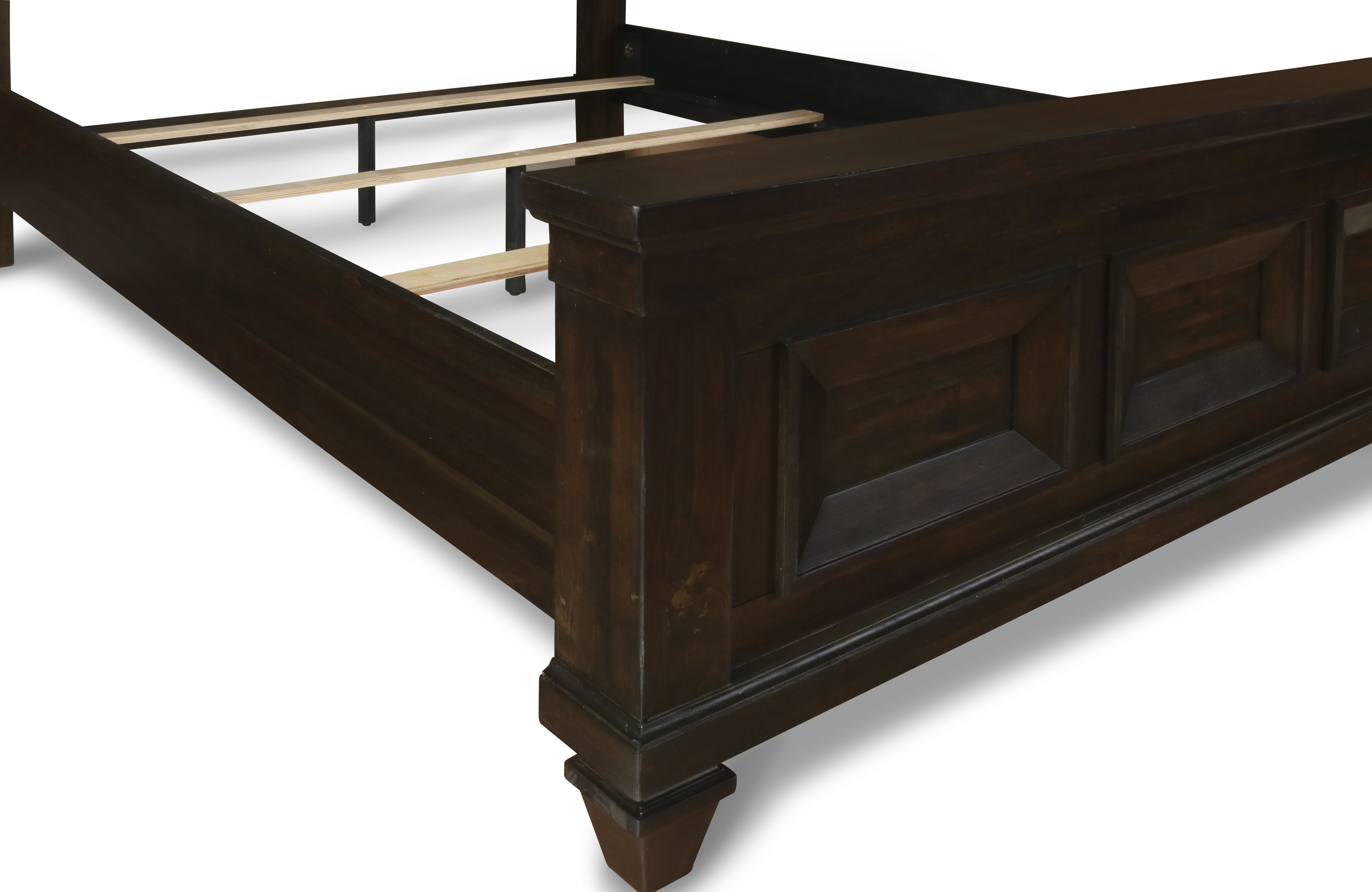 Sevilla 5/0 Q Footboard & Slats-Walnut