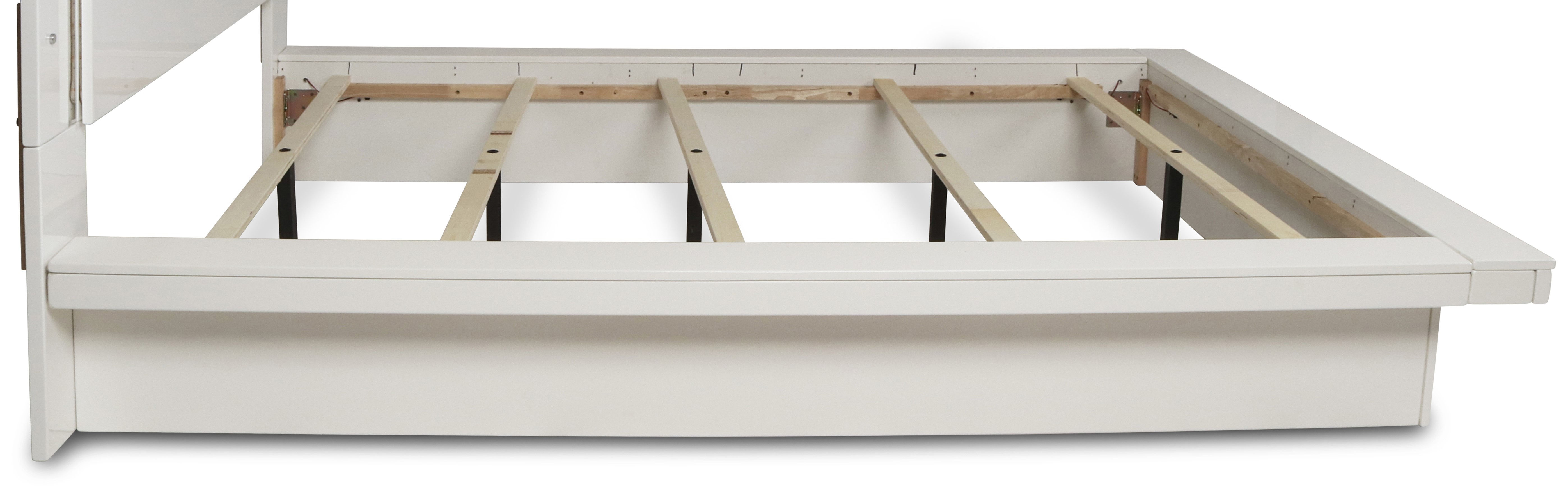 Sapphire 5/0 Q Lighted Side Rails & Slats-White