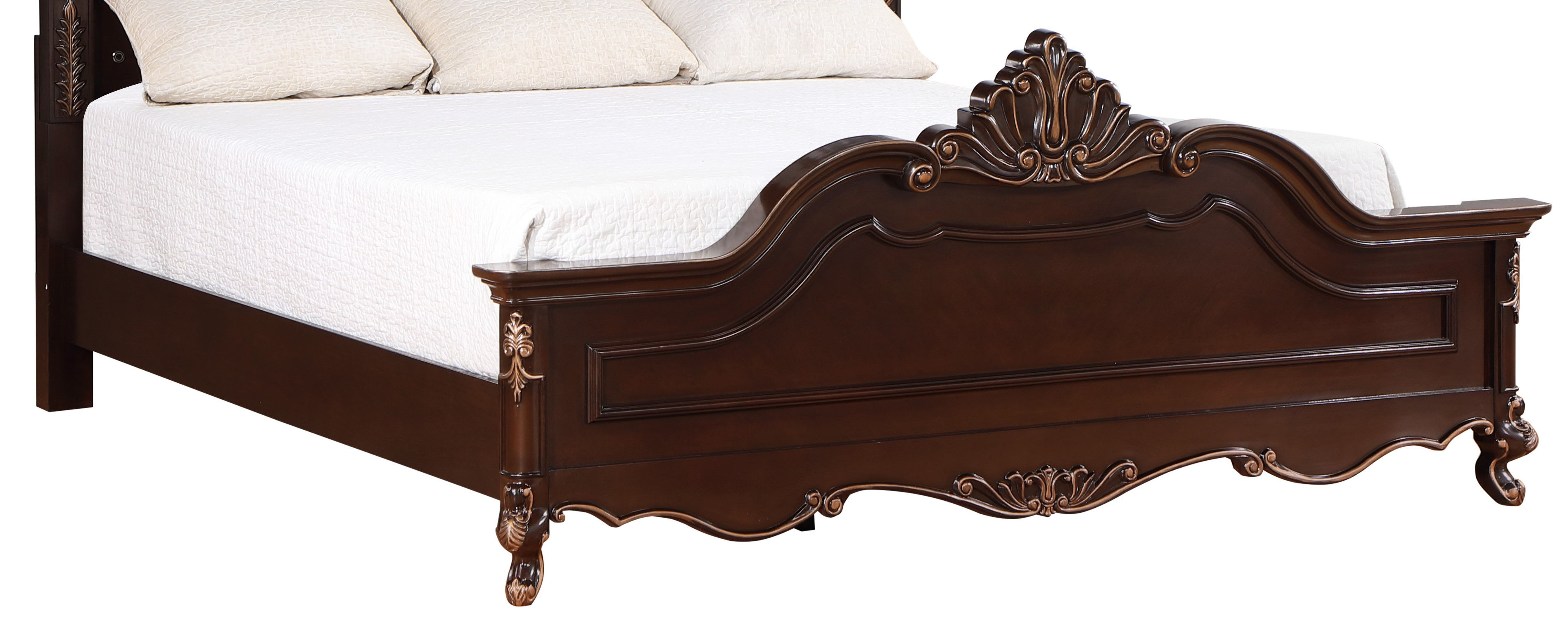 Constantine 5/0 Q Footboard & Slats-Cherry