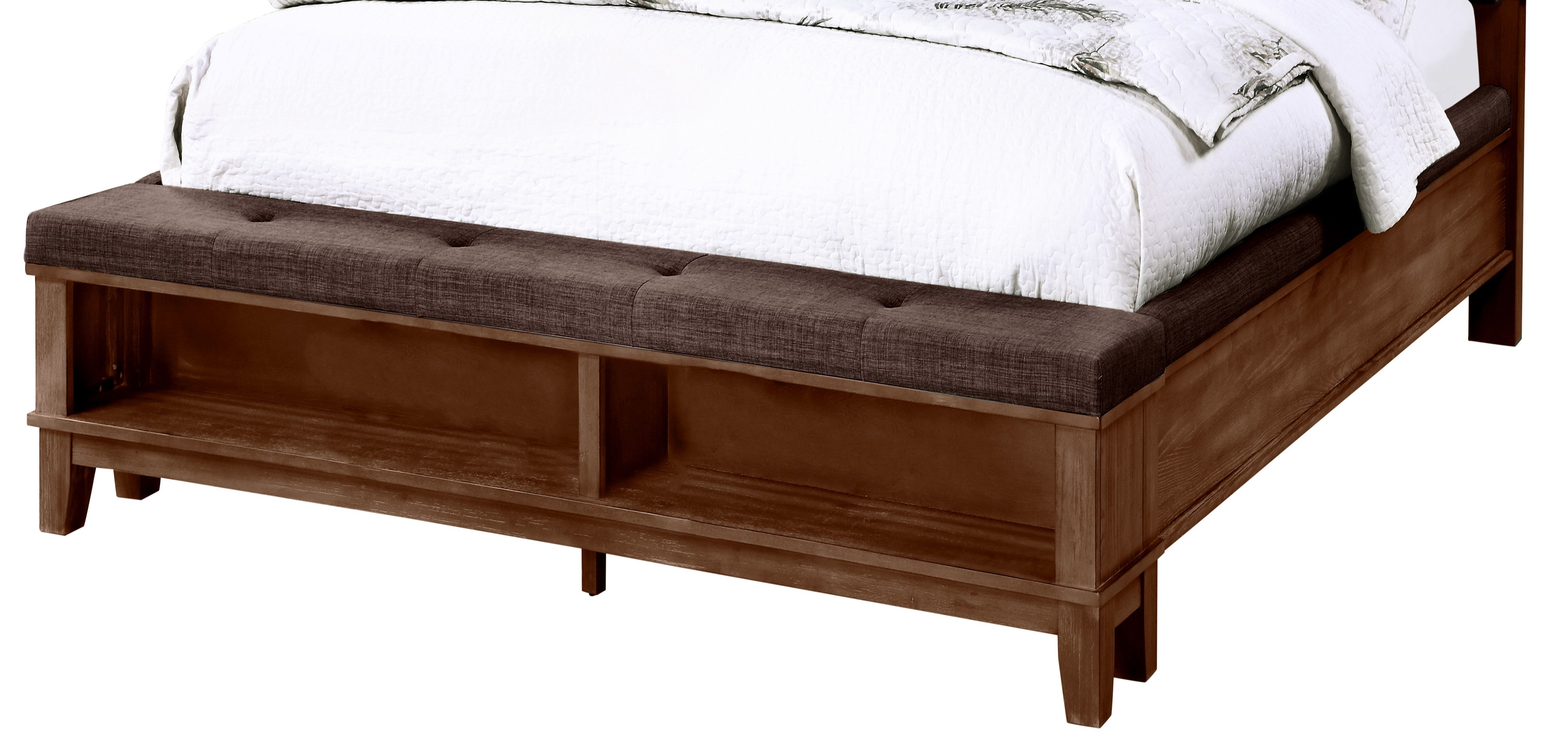 Cagney 5/0 Q Footboard & Slats - Chestnut