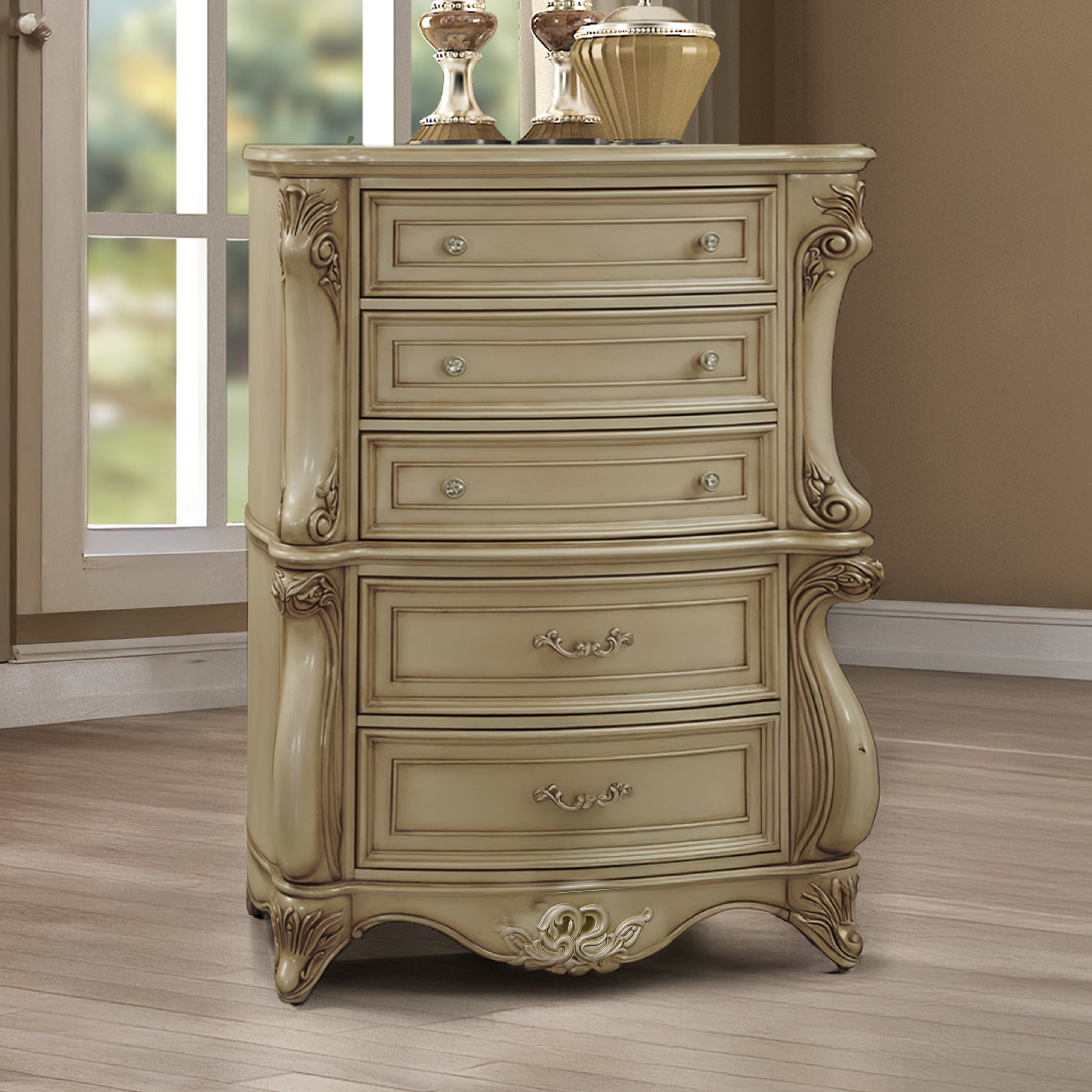 New Classic Furniture Monique Champagne Chest