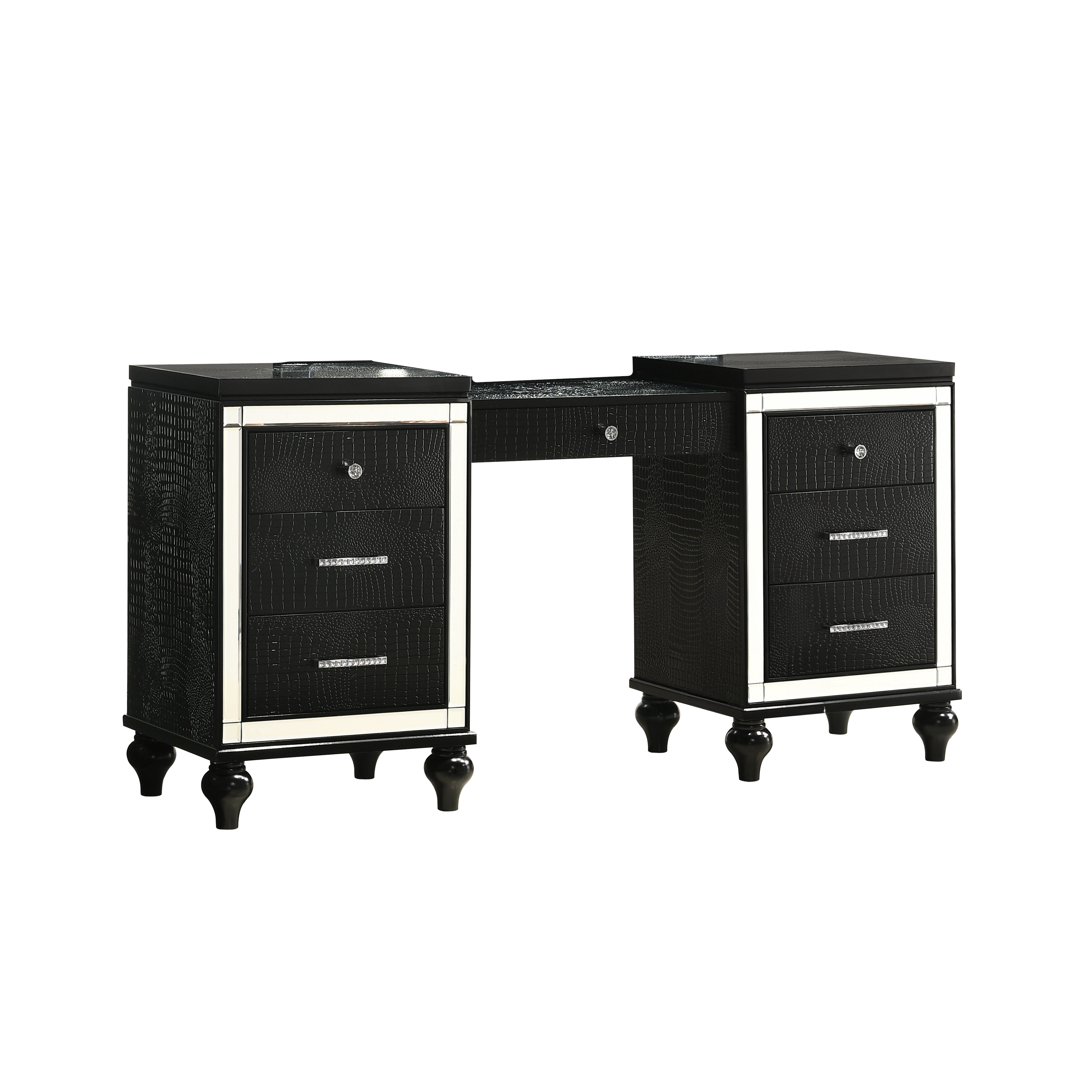 Valentino Vanity Table-Black