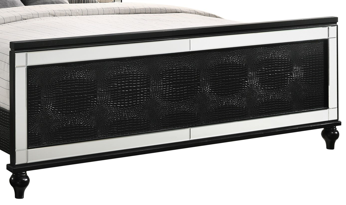 Valentino 5/0 Q Footboard & Slats-Black
