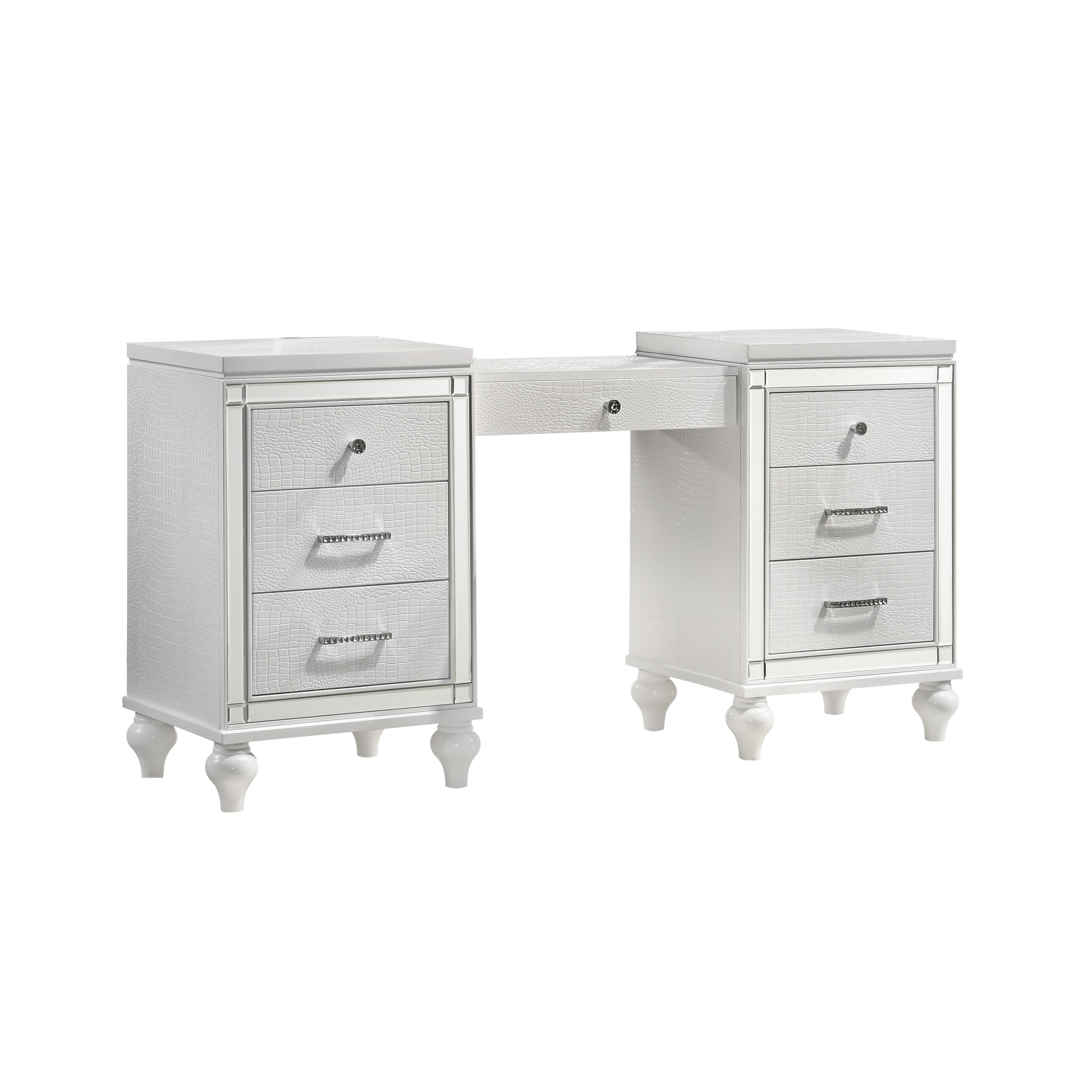Valentino Vanity Table-White