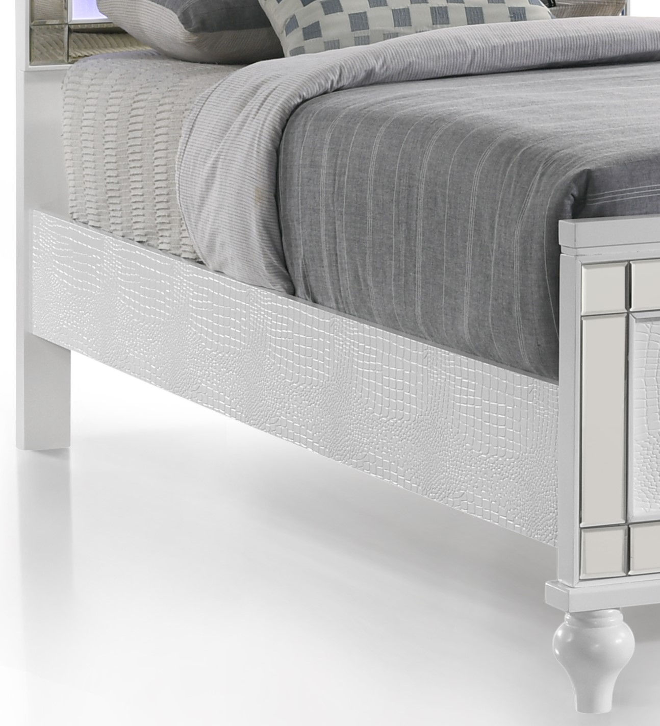 Valentino 3/3-4/6 T/F Side Rails - White