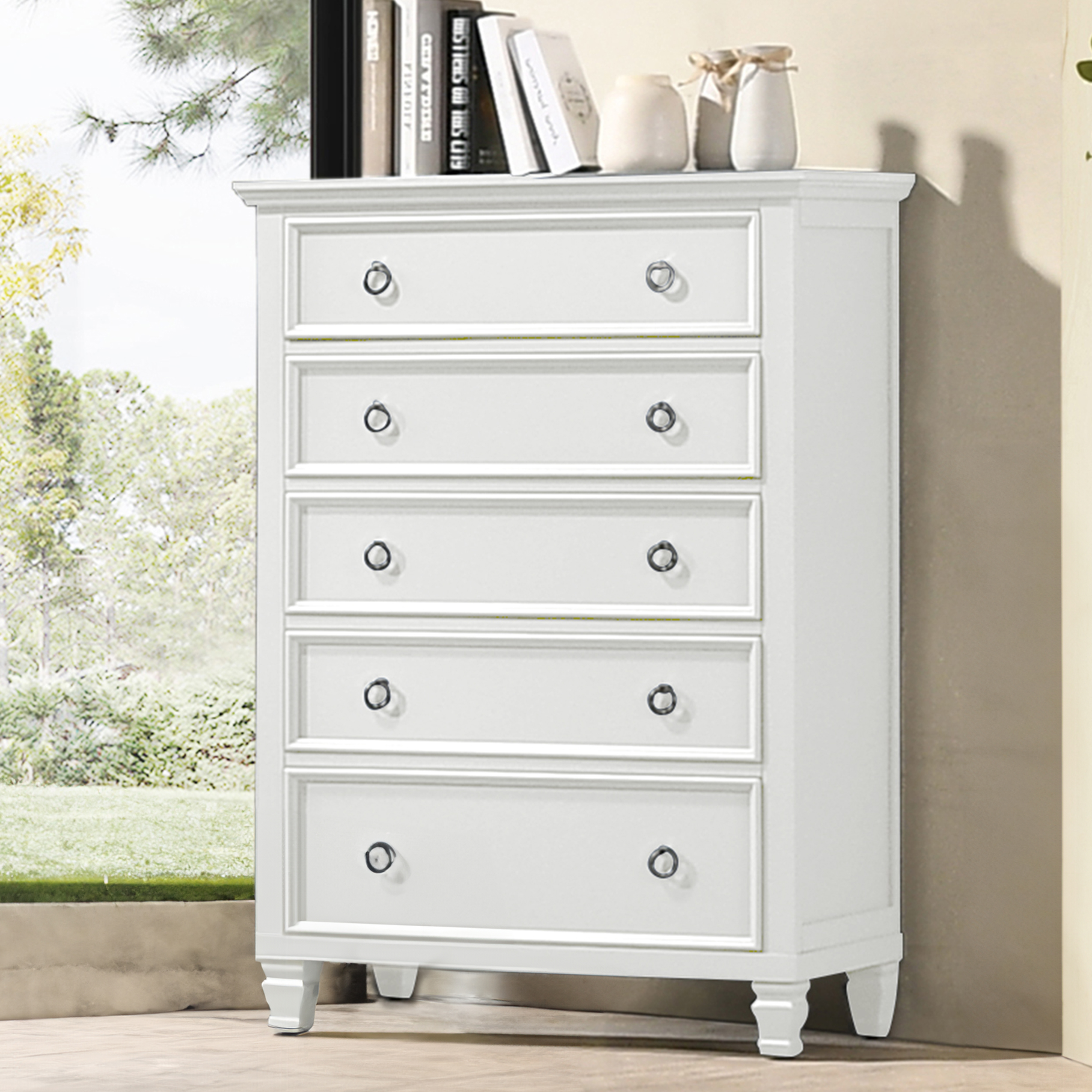 New Classic Furniture Tamarack White Wood Chest
