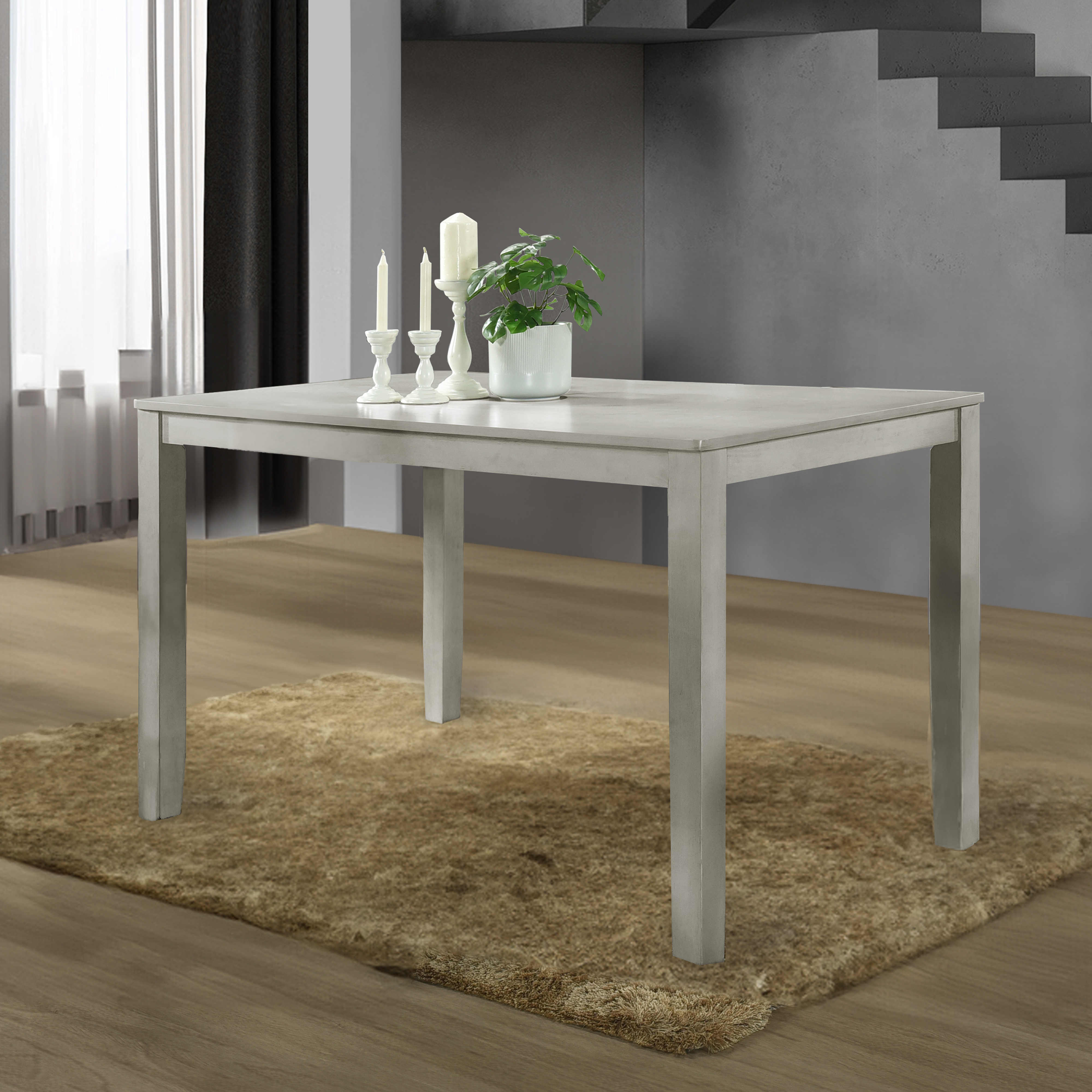 New Classic Furniture Pascal Driftwood Counter Dining Table NCF-D1652-12