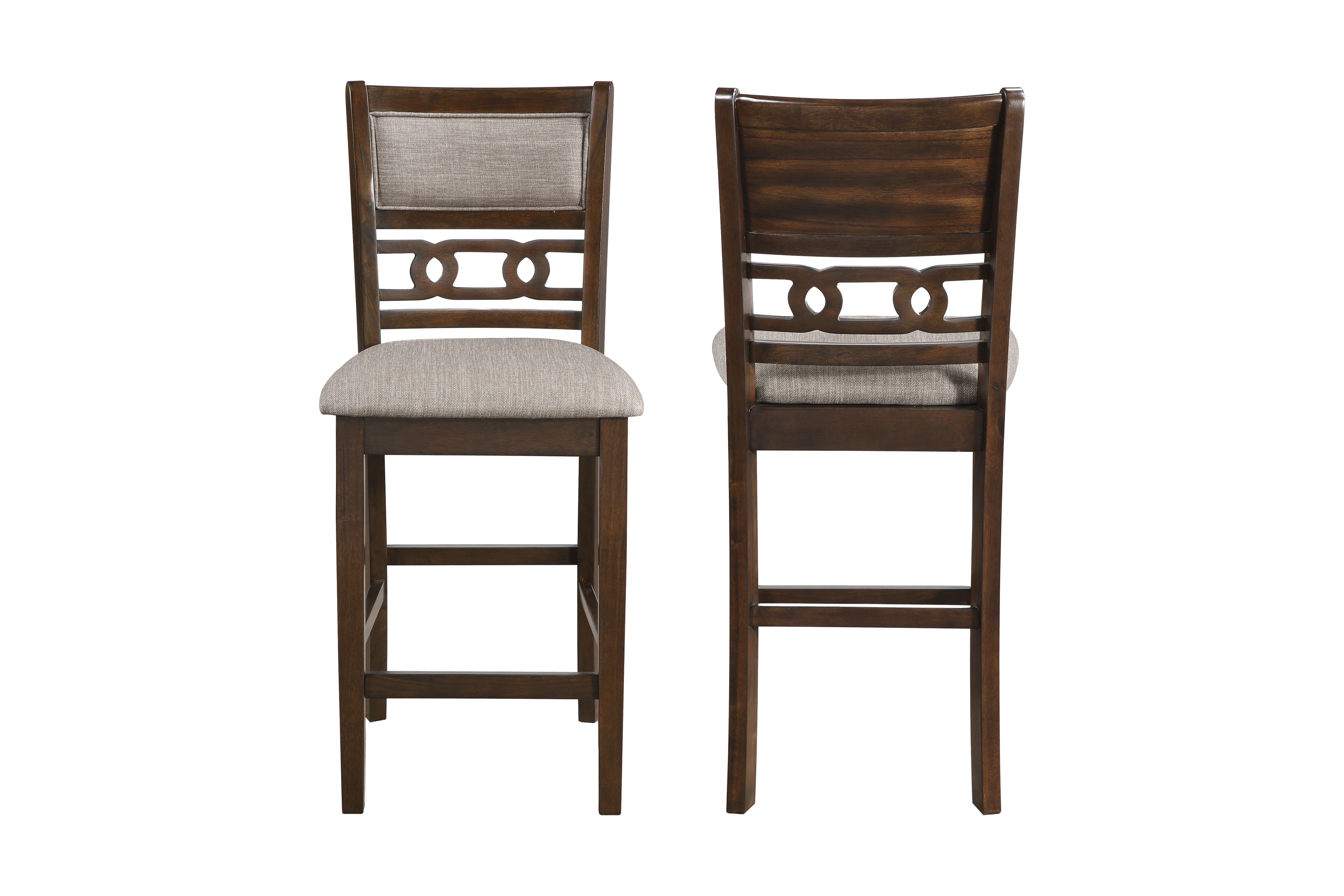 2 New Classic Furniture Gia Cherry Counter Height Chairs NCF-D1701-22-CHY