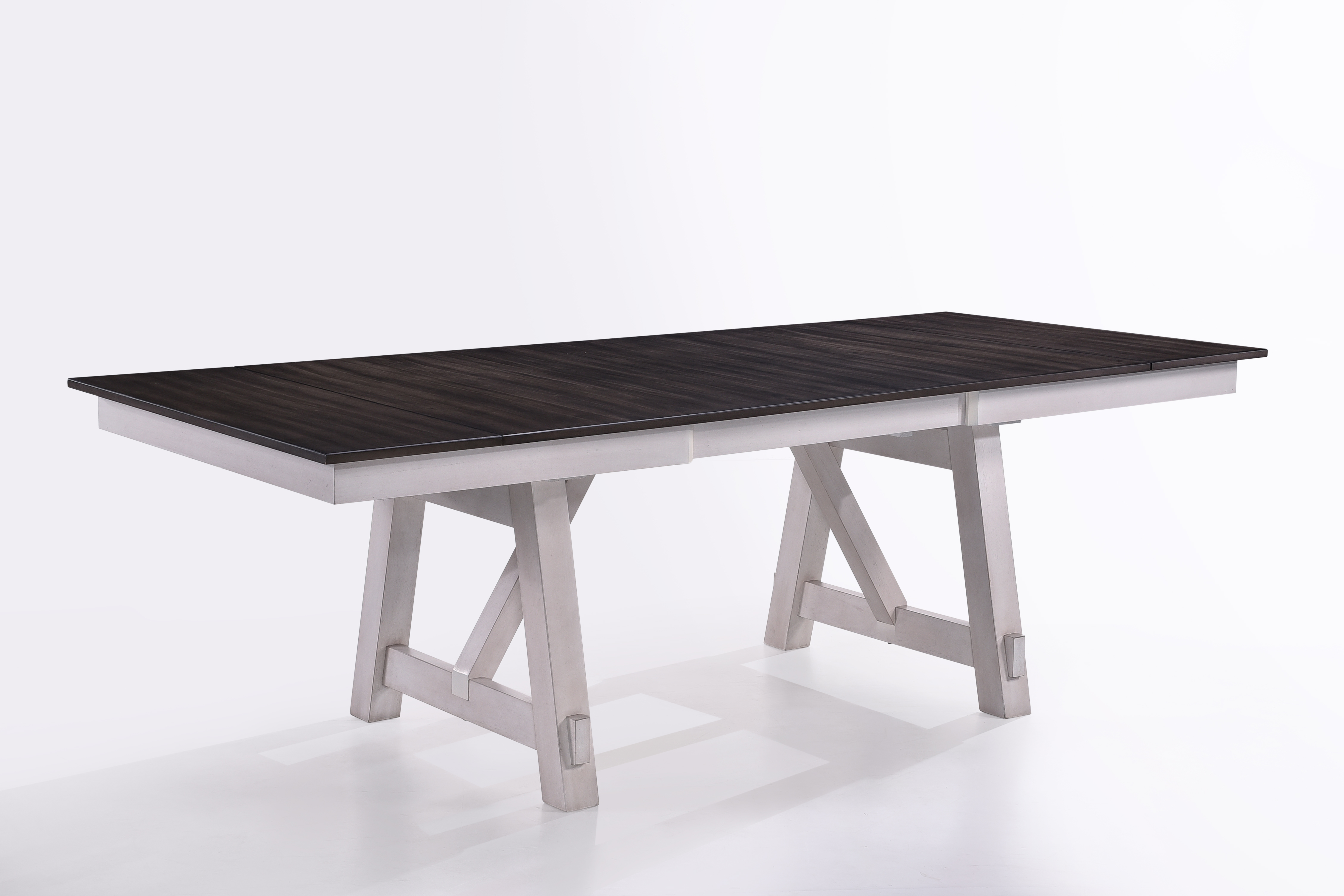 New Classic Furniture Maisie White Brown Dining Table NCF-D1903-10-DT New Classic Furniture Maisie White Brown Dining Table NCF-D1903-10-DT