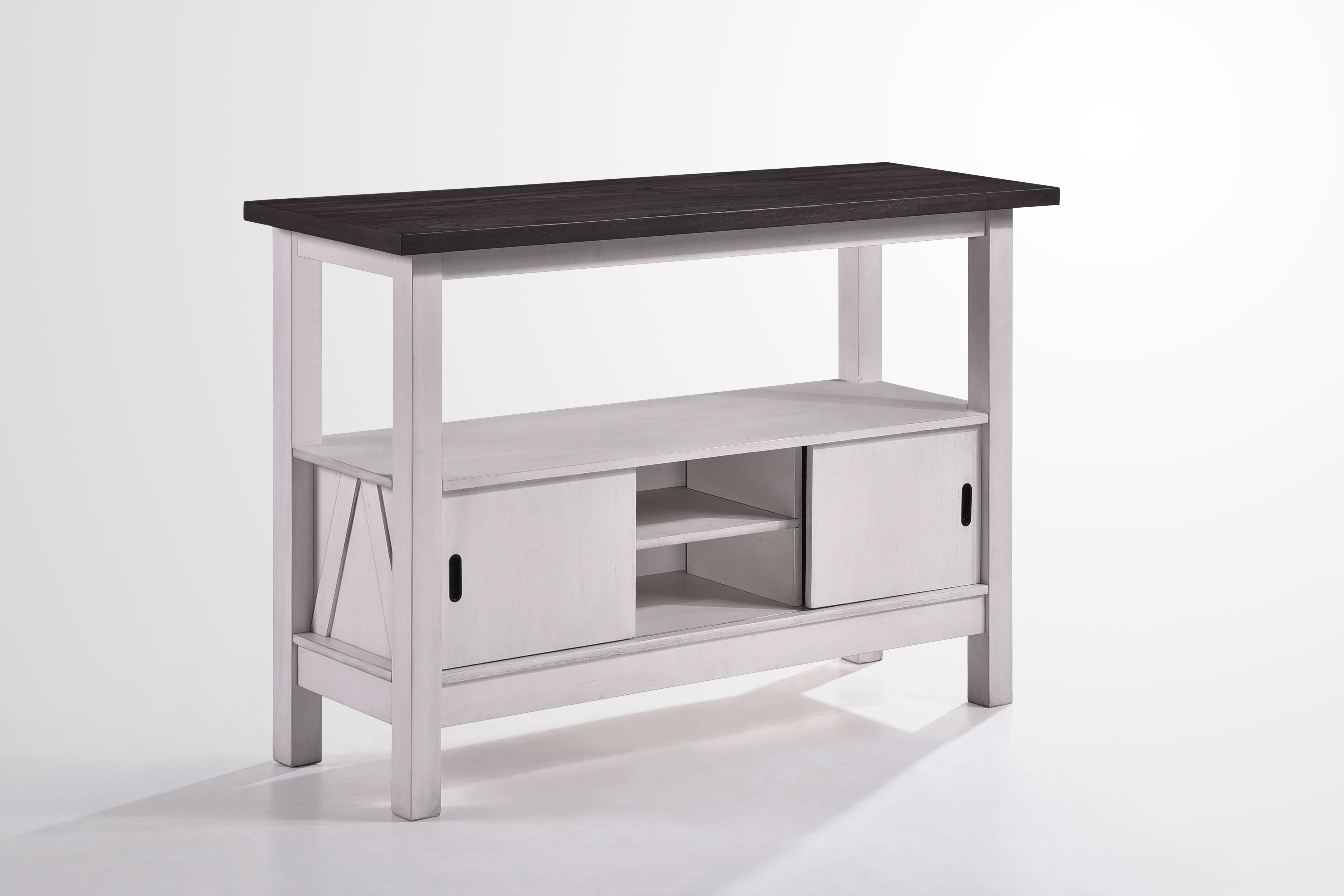 New Classic Furniture Maisie White Brown Server NCF-D1903-30 New Classic Furniture Maisie White Brown Server NCF-D1903-30