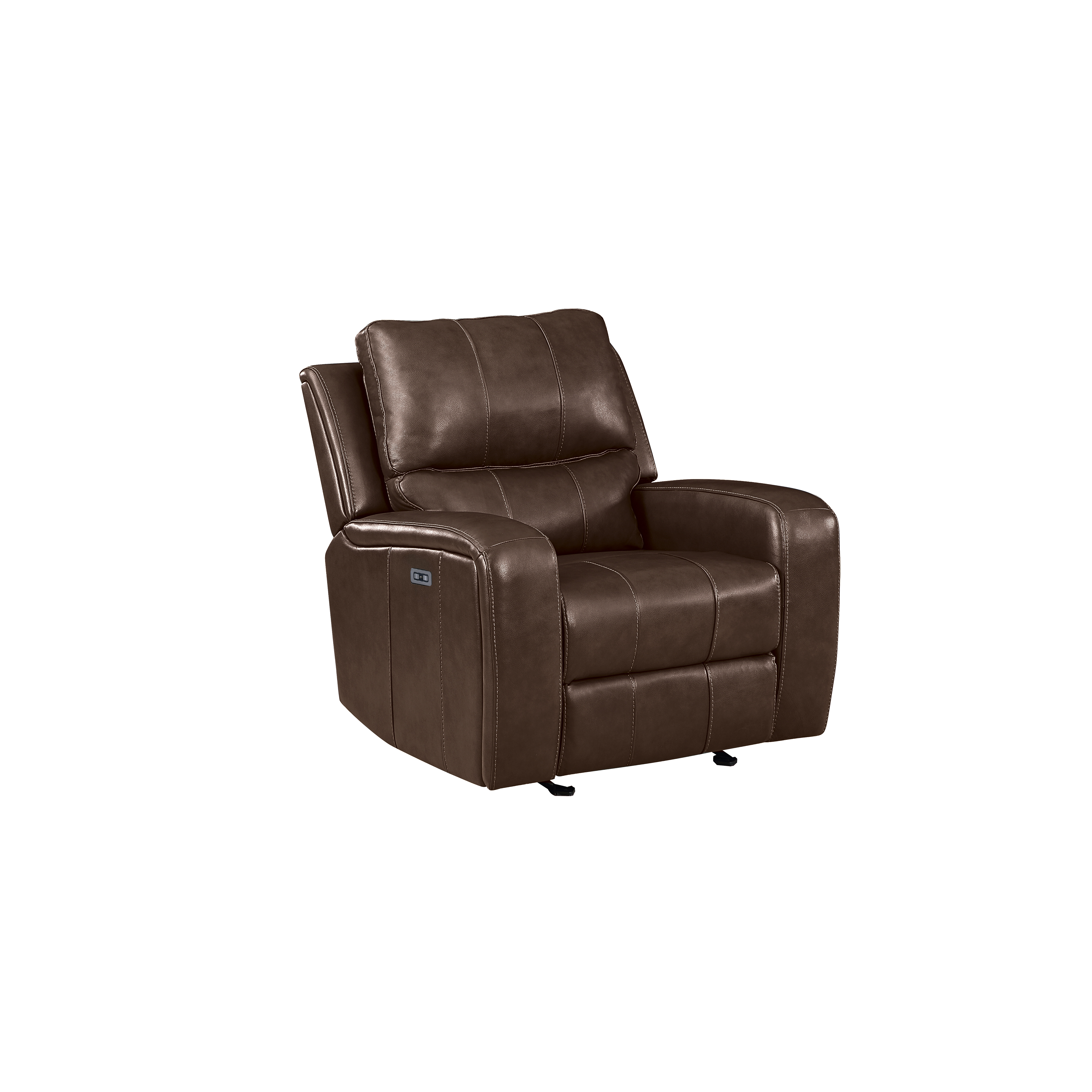 New Classic Furniture Linton Brown Glider Recliner With Power Footrest NCF-L1721-13P1-LDB New Classic Furniture Linton Brown Glider Recliner With Power Footrest NCF-L1721-13P1-LDB