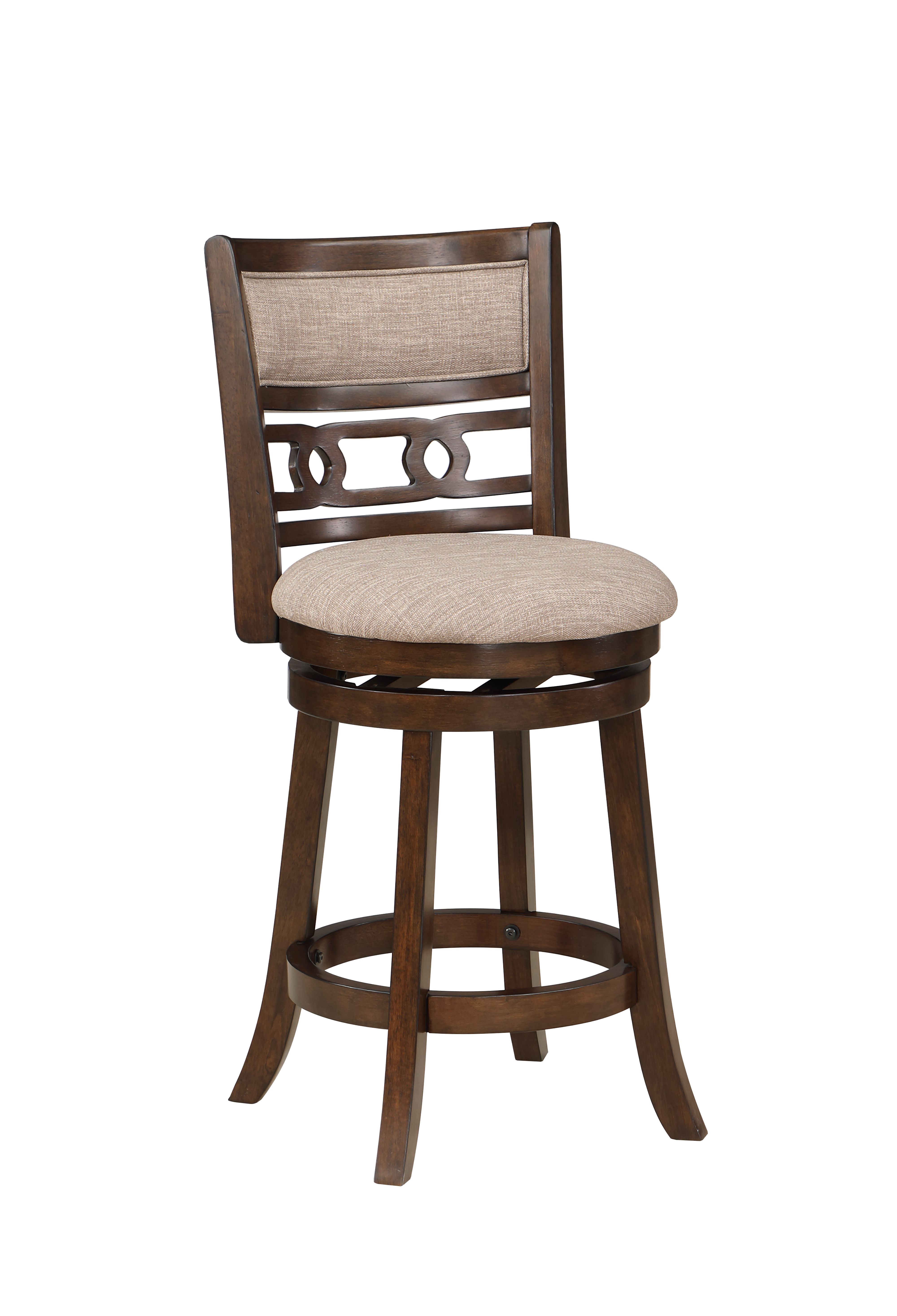 New Classic Furniture Gia Cherry Brown Swivel Counter Height Stool NCF-S1701-CS-CHY New Classic Furniture Gia Cherry Brown Swivel Counter Height Stool NCF-S1701-CS-CHY