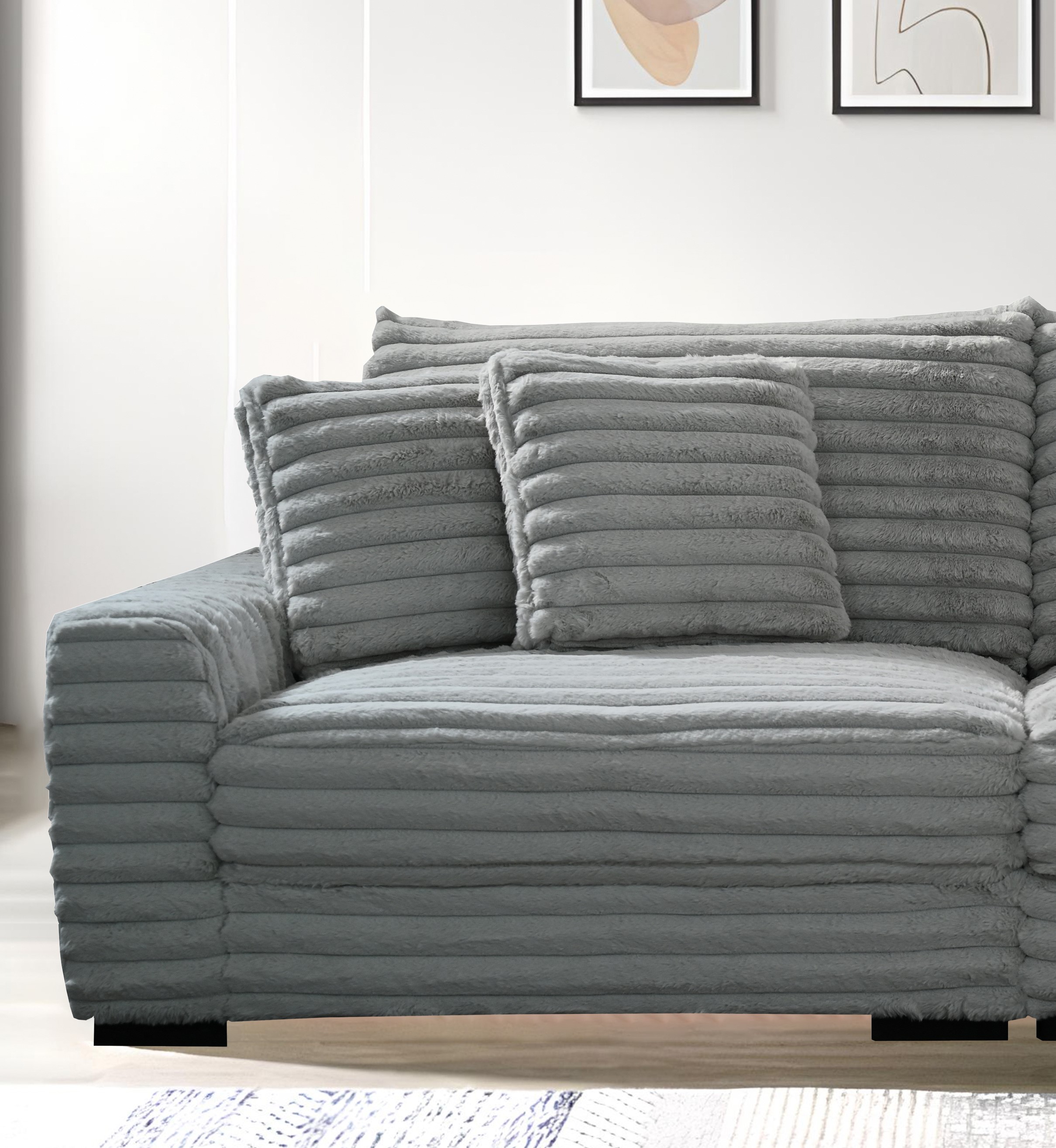 New Classic Furniture Embrace Gray LAF Chair NCF-U5482-10L-GRY
