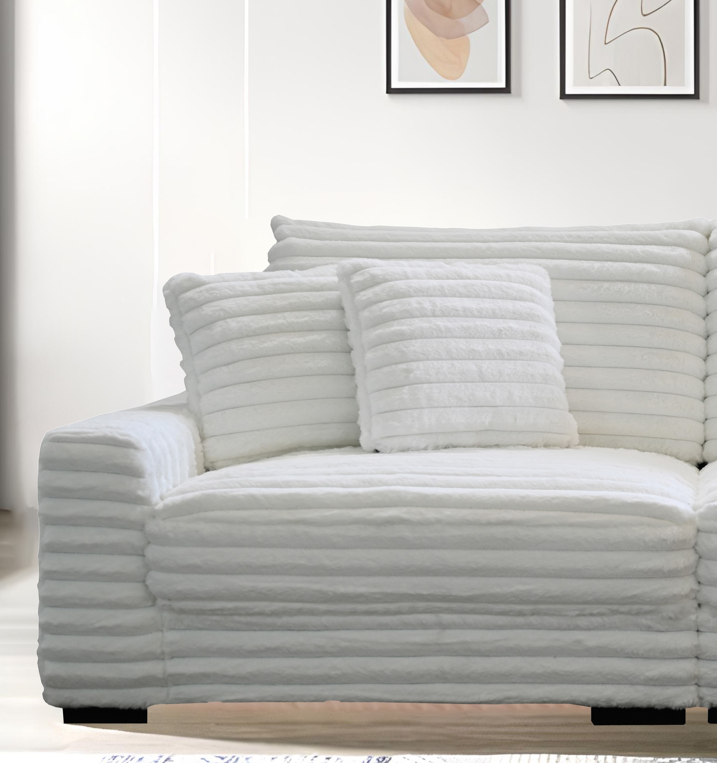 New Classic Furniture Embrace White LAF Chair NCF-U5482-10L-WHT