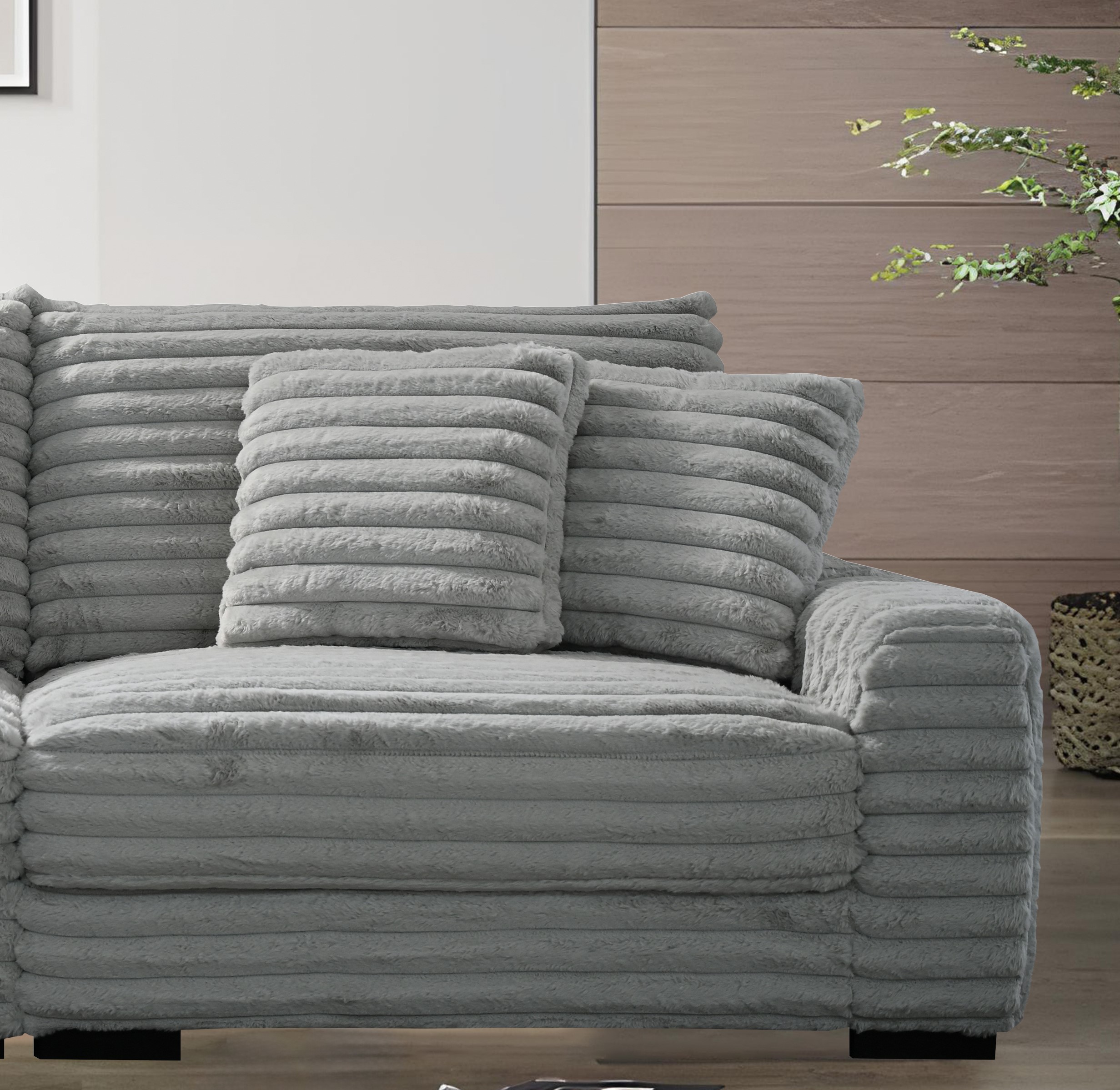 New Classic Furniture Embrace Gray RAF Chair NCF-U5482-10R-GRY