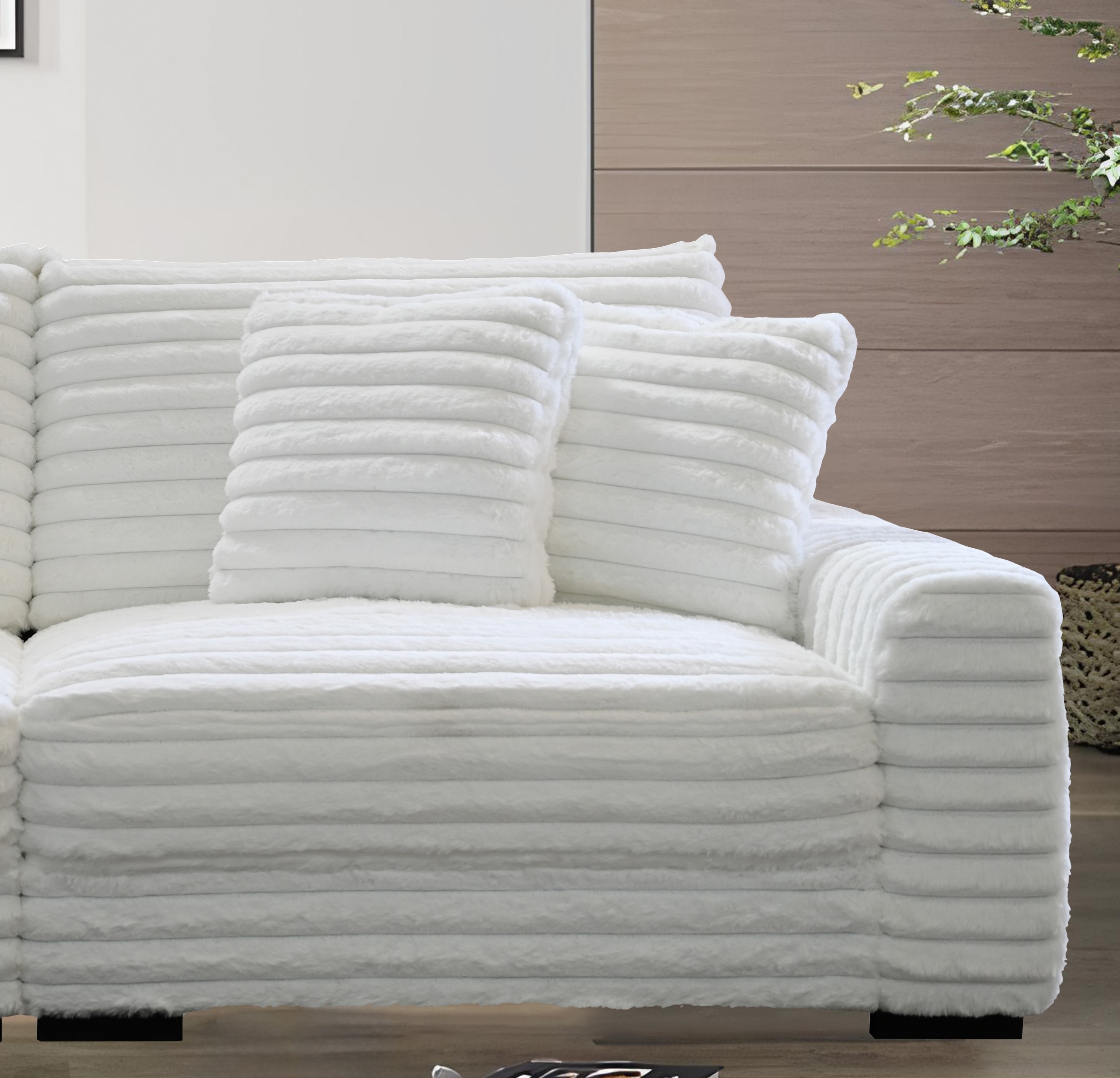 New Classic Furniture Embrace White RAF Chair NCF-U5482-10R-WHT