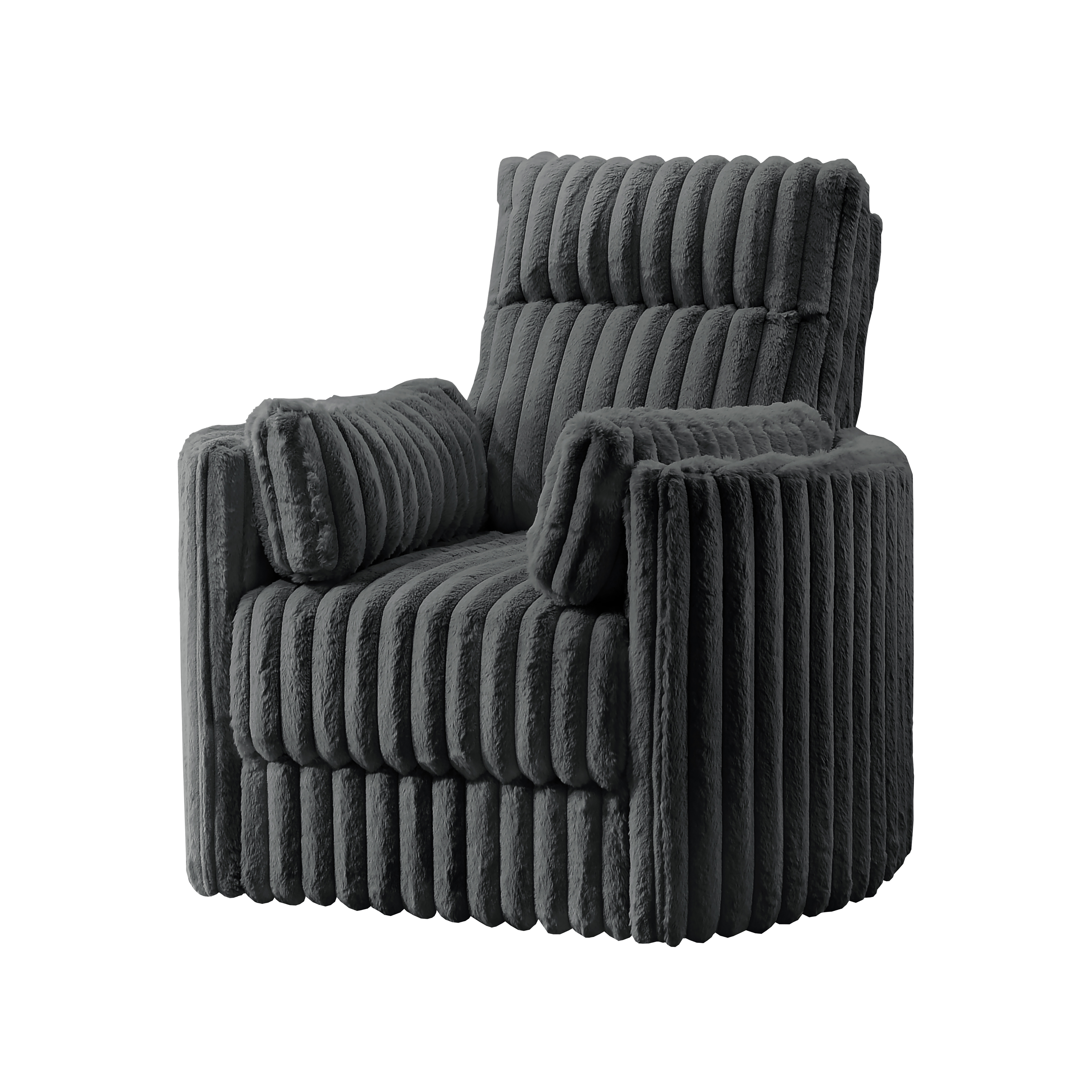 New Classic Furniture Embrace Charcoal Swivel Accent Chair NCF-U5482-18-BLK New Classic Furniture Embrace Charcoal Swivel Accent Chair NCF-U5482-18-BLK