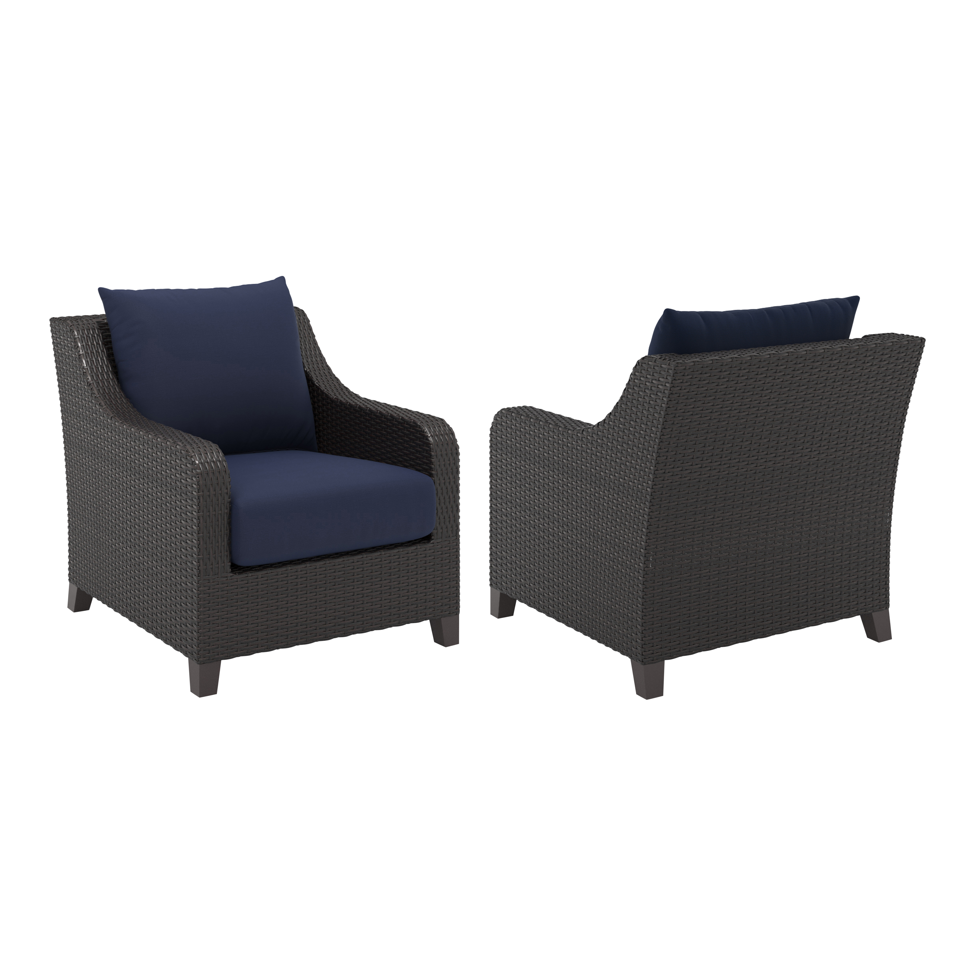 2 New Classic Furniture Skye Blue Patio Club Chairs NCF-G807C-10S 2 New Classic Furniture Skye Blue Patio Club Chairs NCF-G807C-10S