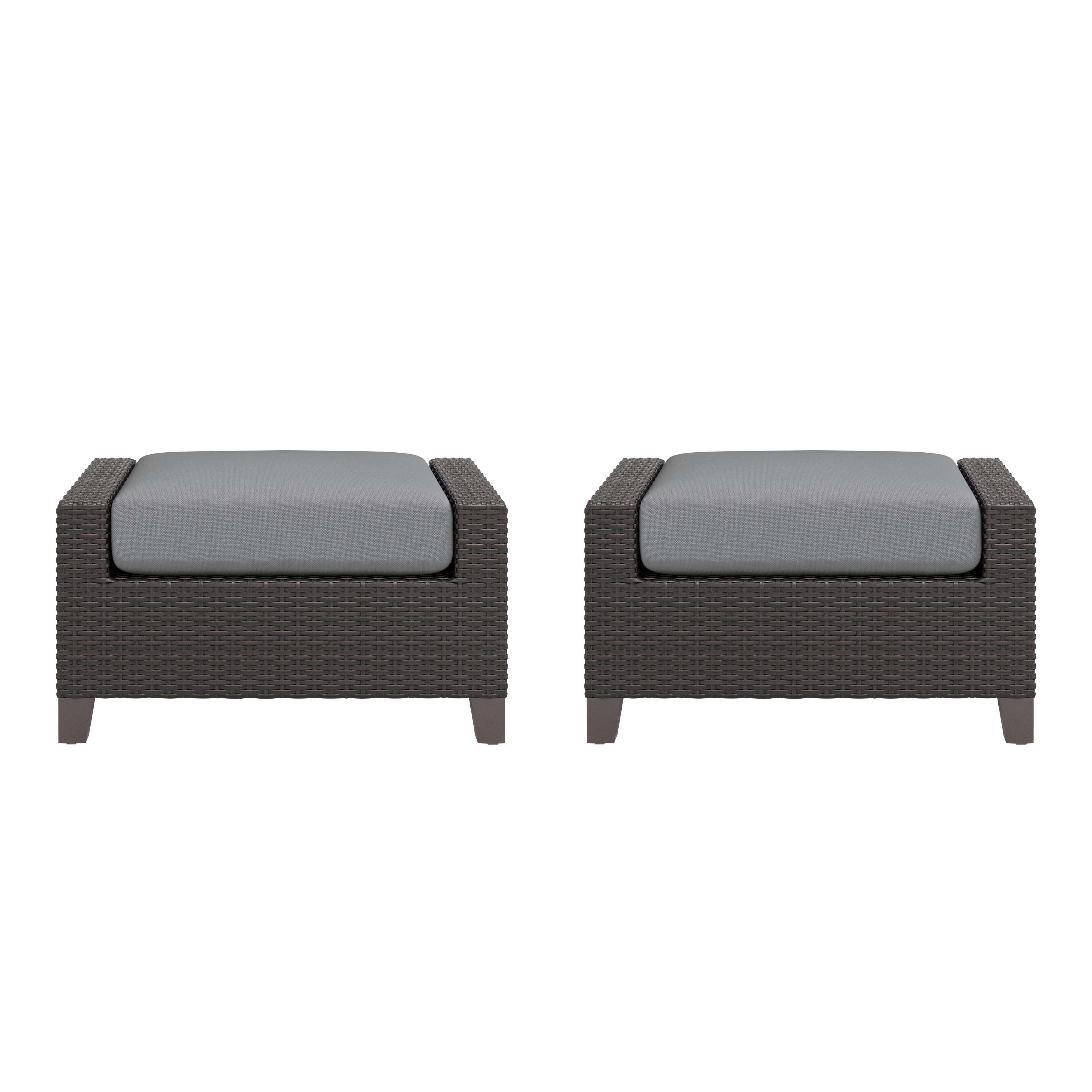 Skye Ottoman (2 Per Carton)-Gray