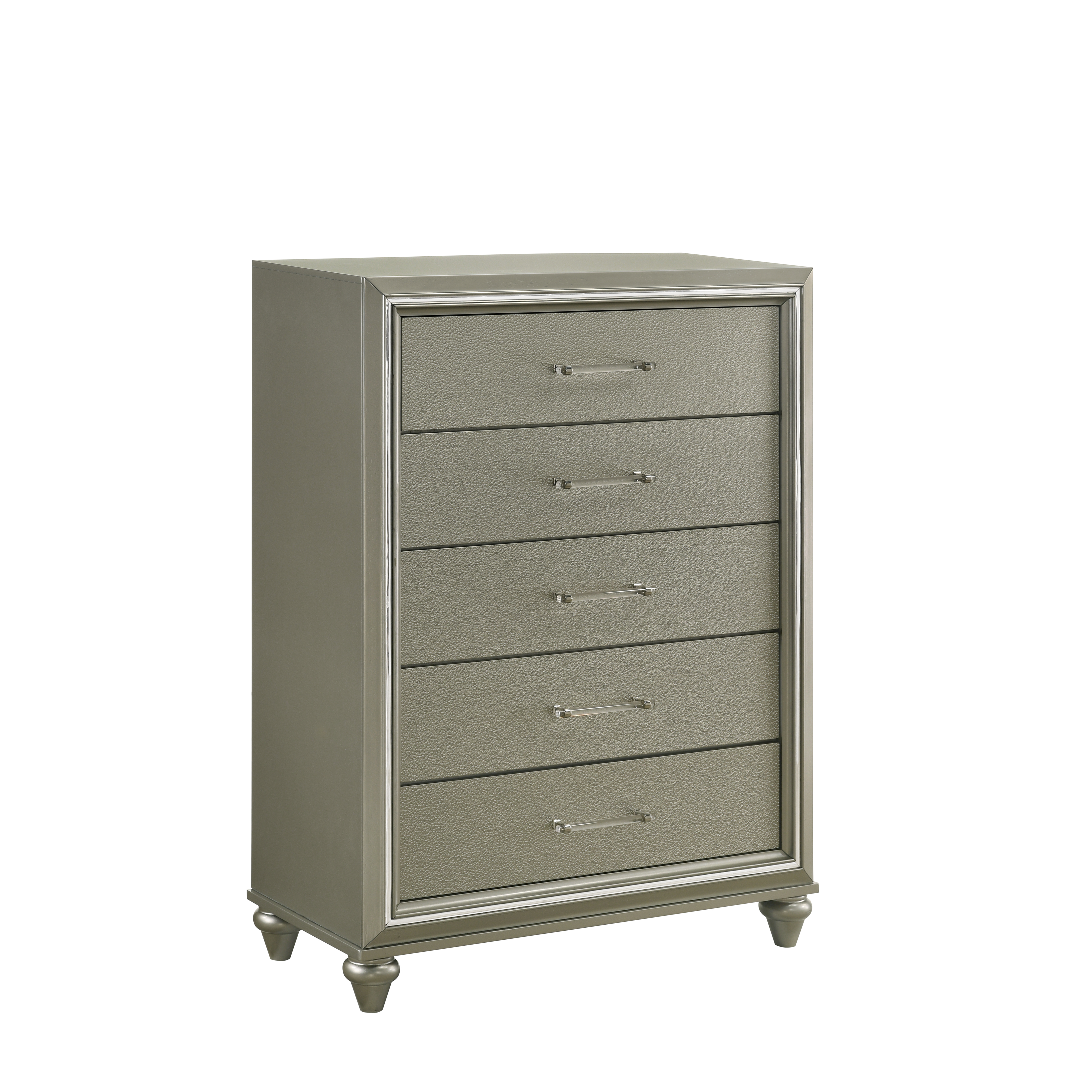 New Classic Furniture Lumina Silver Gray Chest NCF-B2210-070 New Classic Furniture Lumina Silver Gray Chest NCF-B2210-070