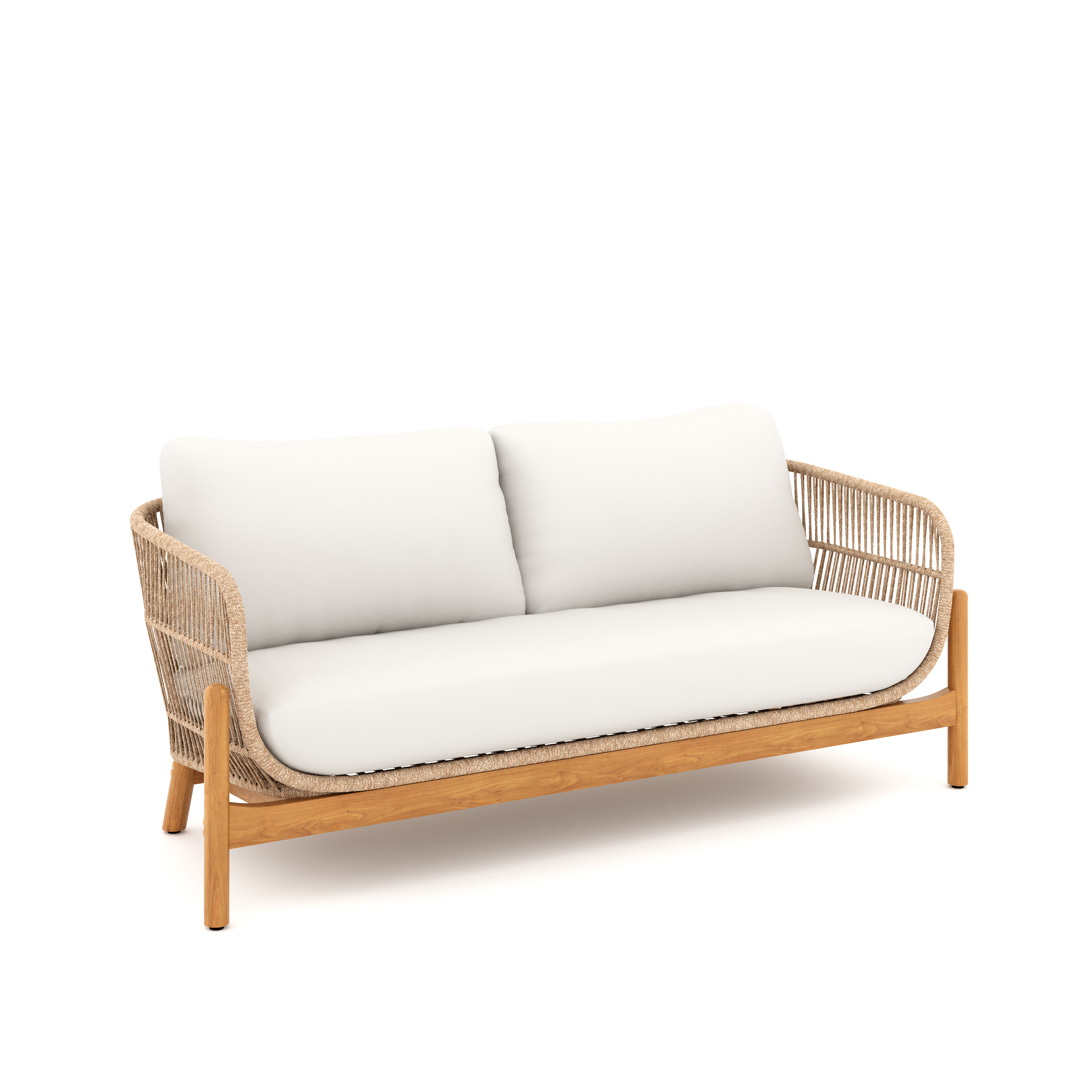 New Classic Furniture Solstice Beige Outdoor Rope Loveseat