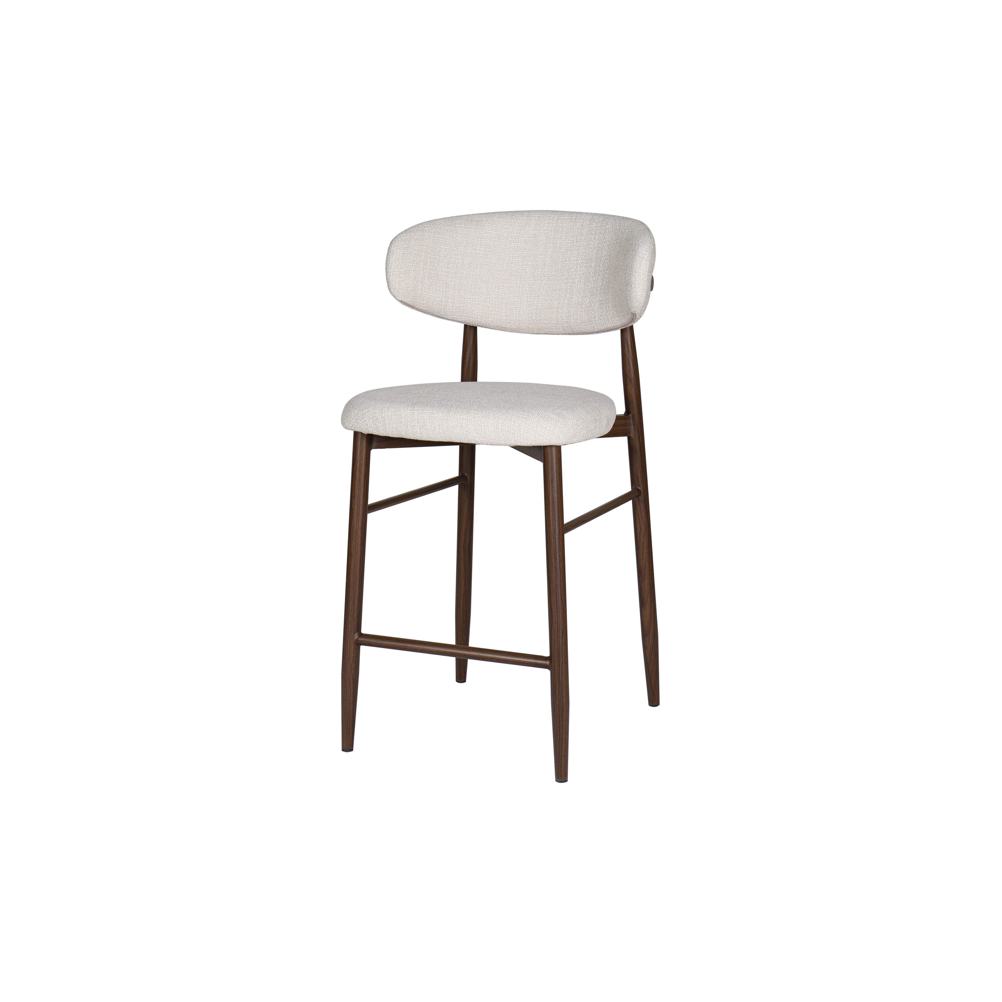 2 New Classic Furniture Royce Beige Walnut Counter Chairs NCF-STH8400-CS-BGE 2 New Classic Furniture Royce Beige Walnut Counter Chairs NCF-STH8400-CS-BGE