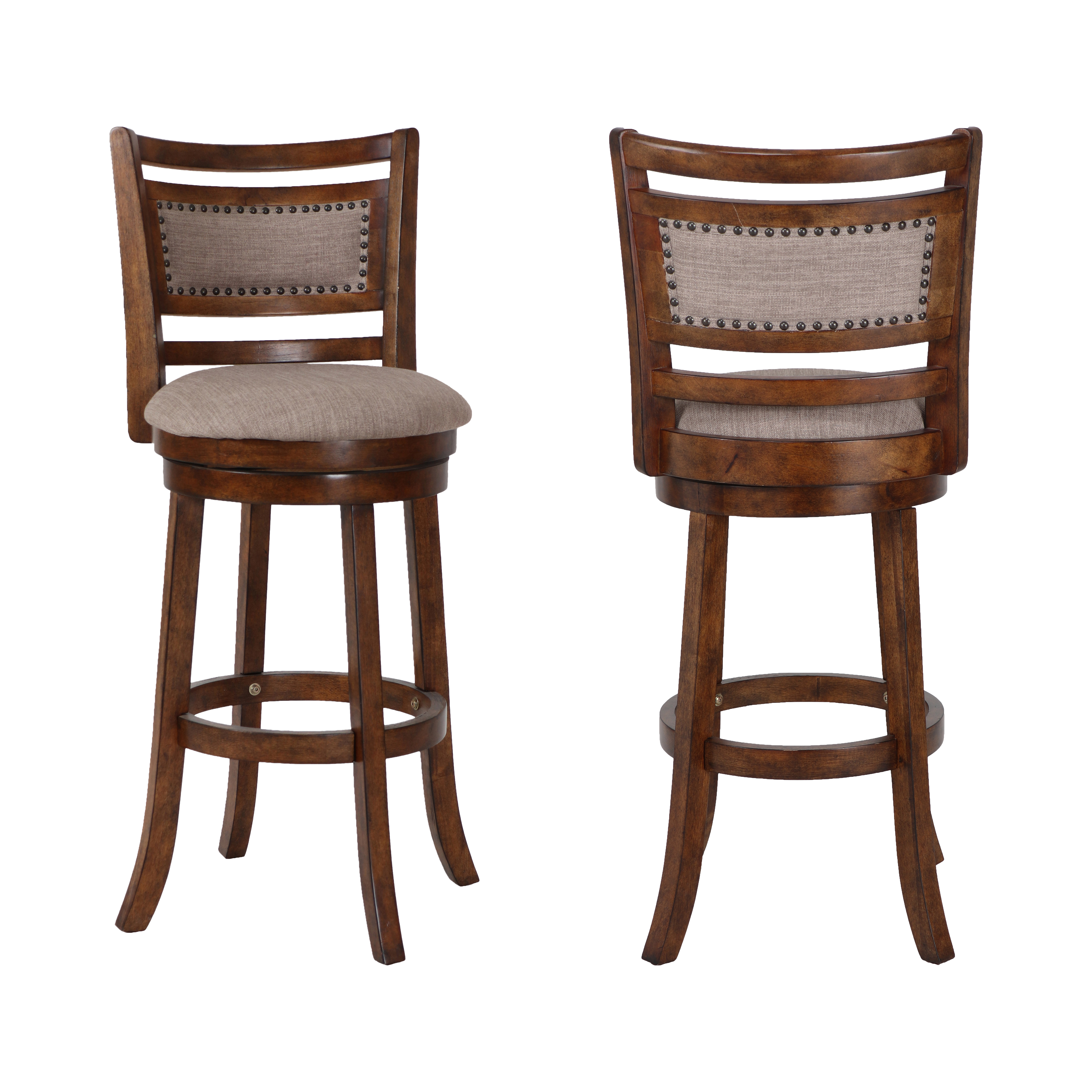 2 New Classic Furniture Aberdeen Cherry Bar Stools NCF-EC-S-45-1218-2B2
