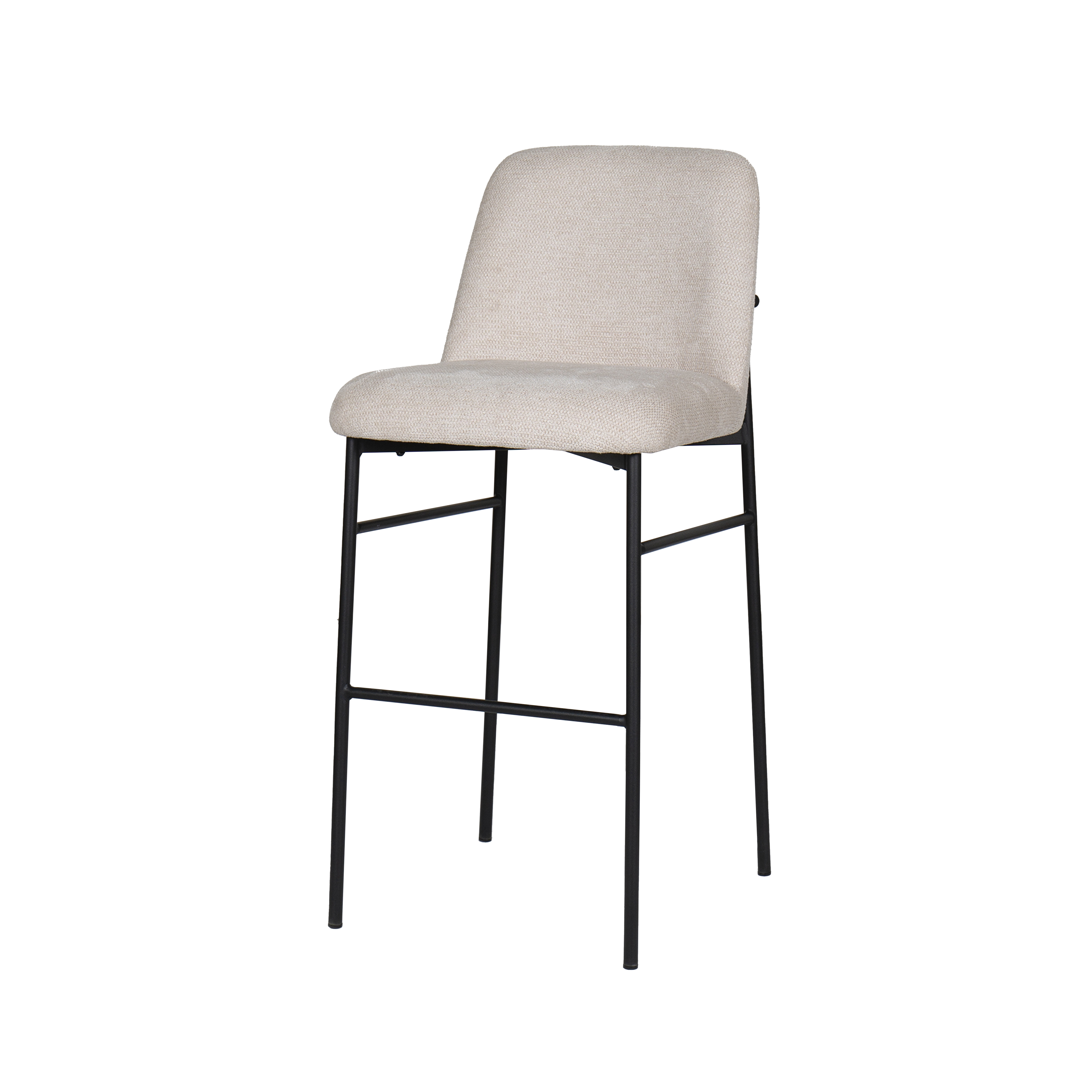 2 New Classic Furniture Erik Beige Black Bar Chairs NCF-STH4023-BS-BGE 2 New Classic Furniture Erik Beige Black Bar Chairs NCF-STH4023-BS-BGE