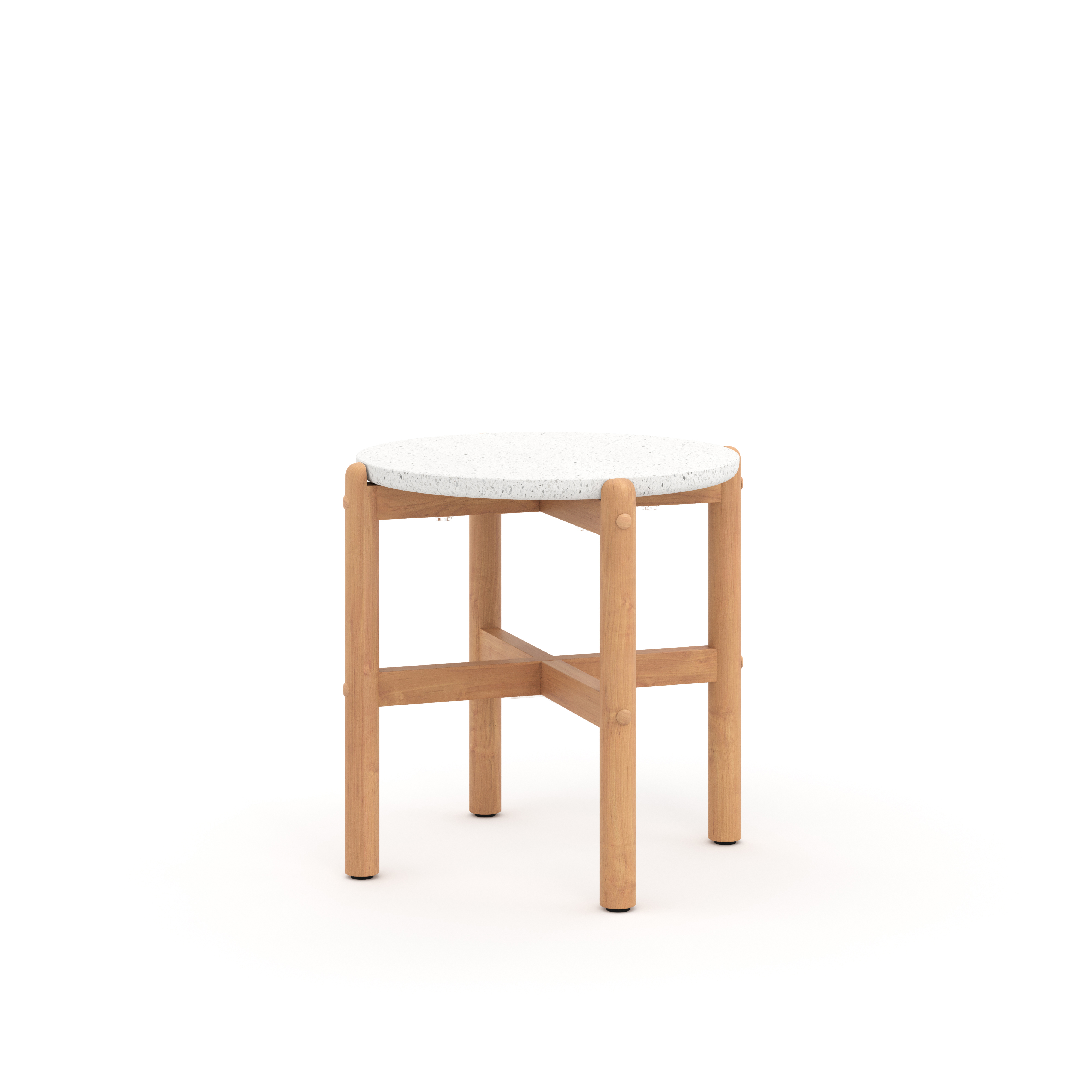 Solstice End Table W/Terazzo Top