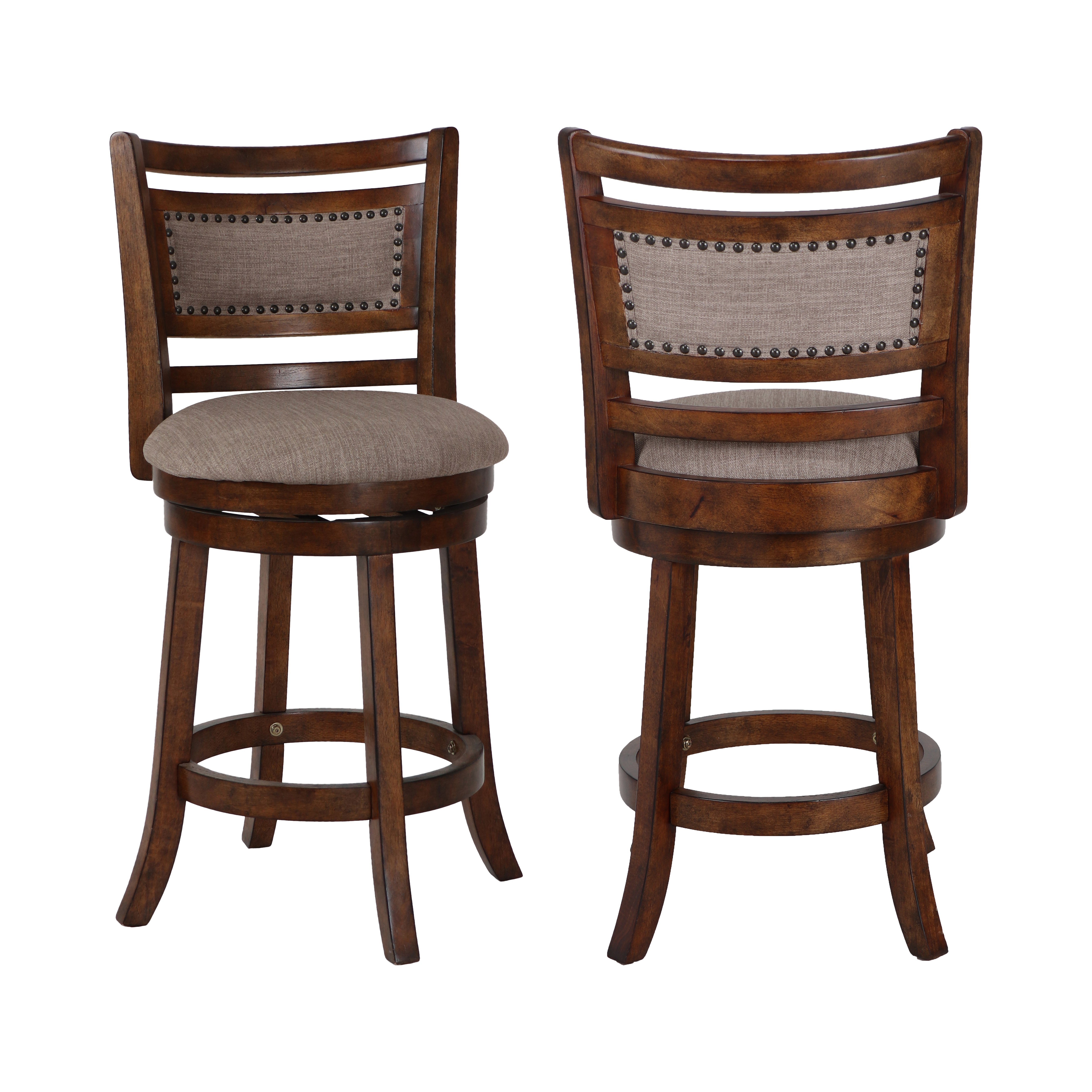 2 New Classic Furniture Aberdeen Cherry Counter Stools NCF-EC-S-45-1218-2C2 2 New Classic Furniture Aberdeen Cherry Counter Stools NCF-EC-S-45-1218-2C2