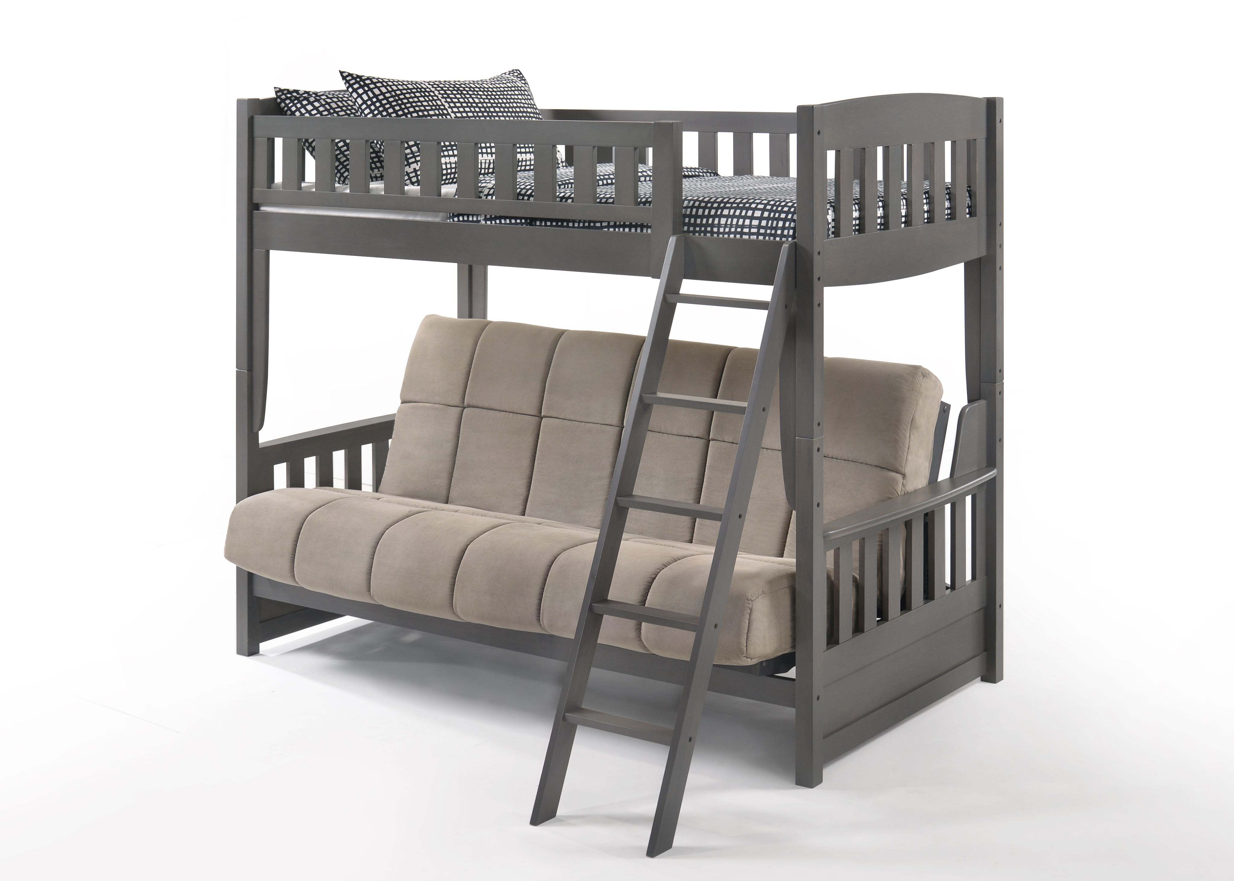 Night And Day Furniture Cinnamon Stonewash Futon Bunk Bed