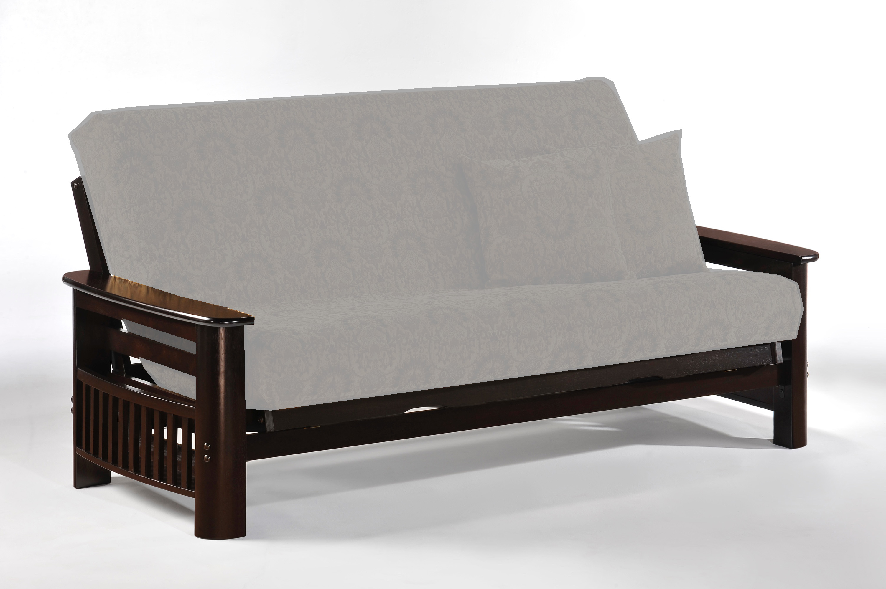 Night and Day Furniture Portofino Chocolate Queen Futon Frame Only