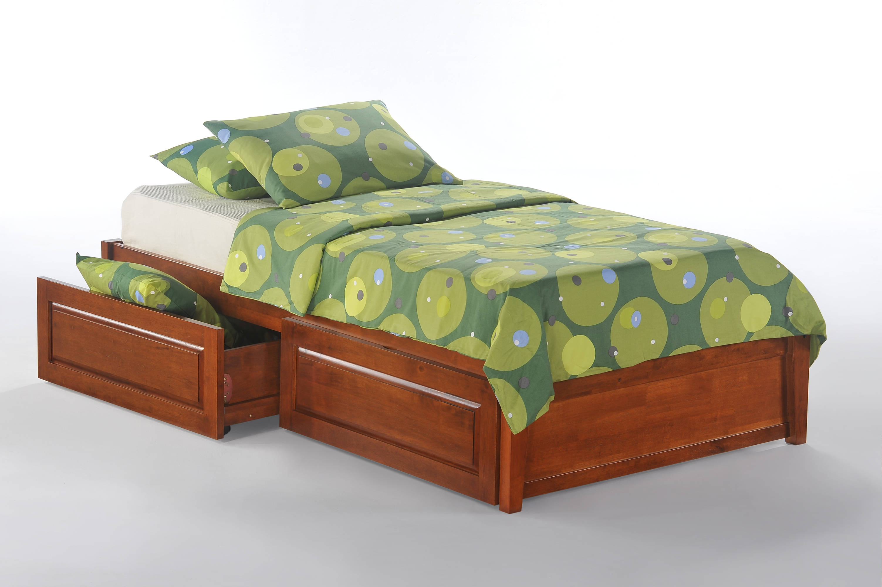 NDF-K-Series-Basic-Bed-Twin-Cherry-w-Cinnamon-Storage-Drawer-opened.jpg