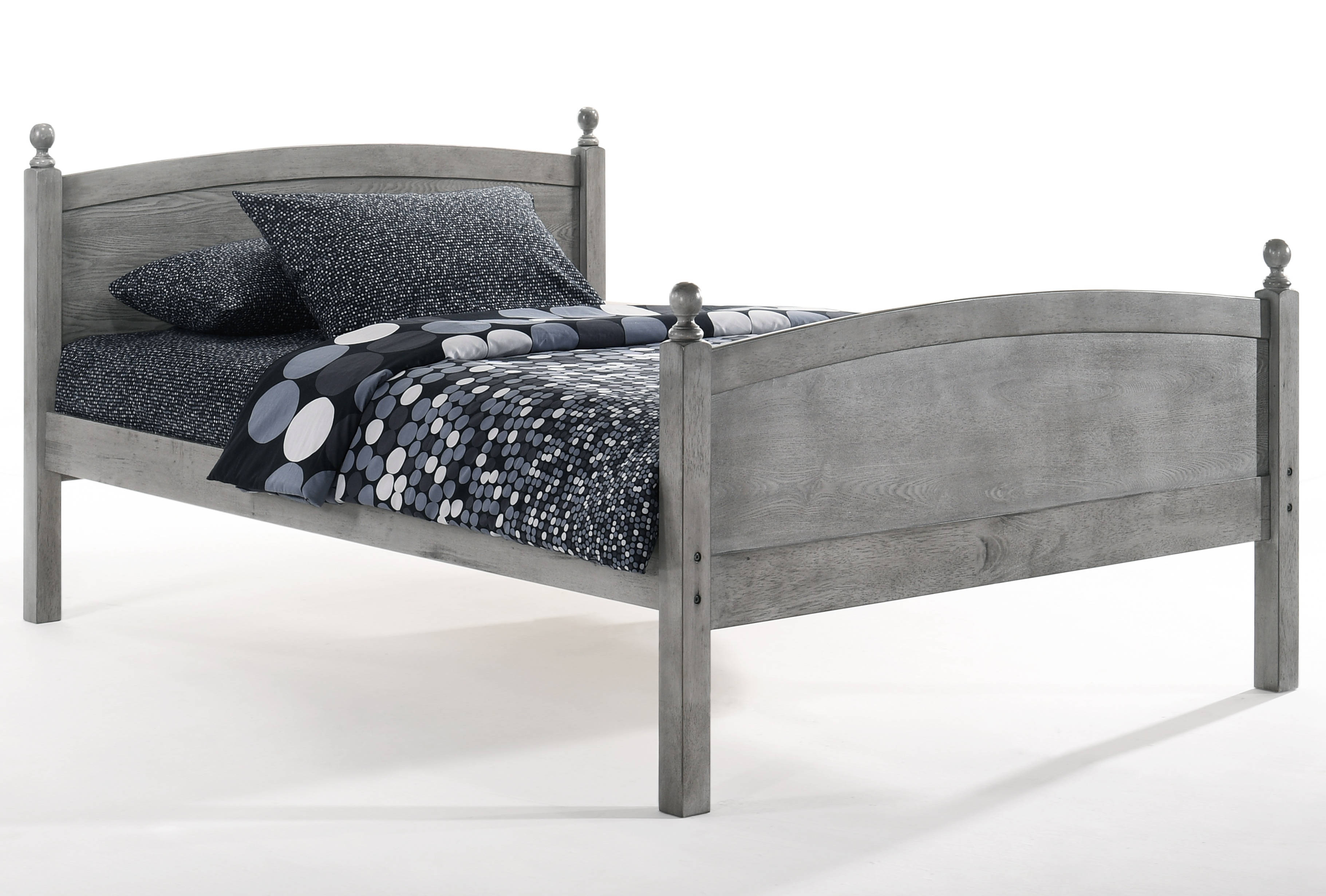 Night And Day Furniture Licorice Grey Full Bed