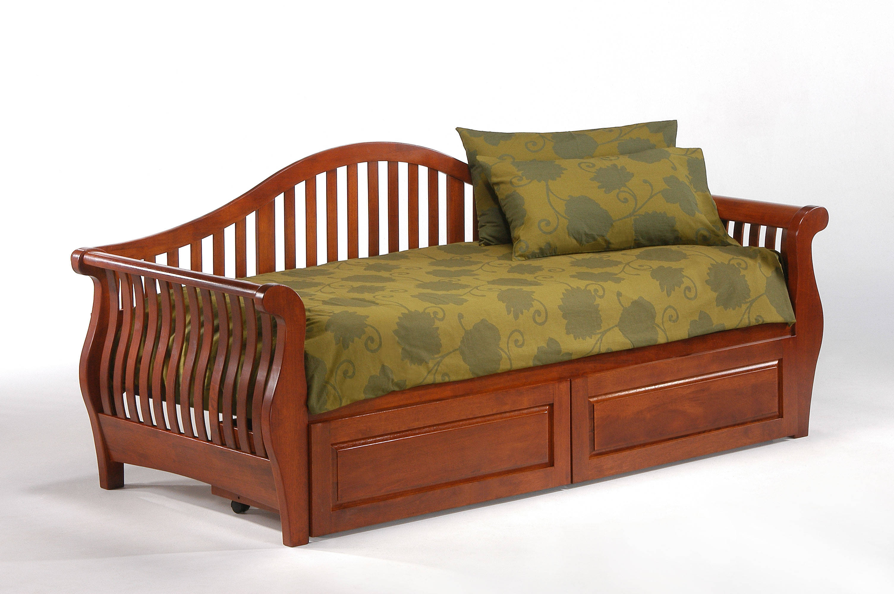 Night and Day Furniture Nightfall Cherry Drawer Daybed