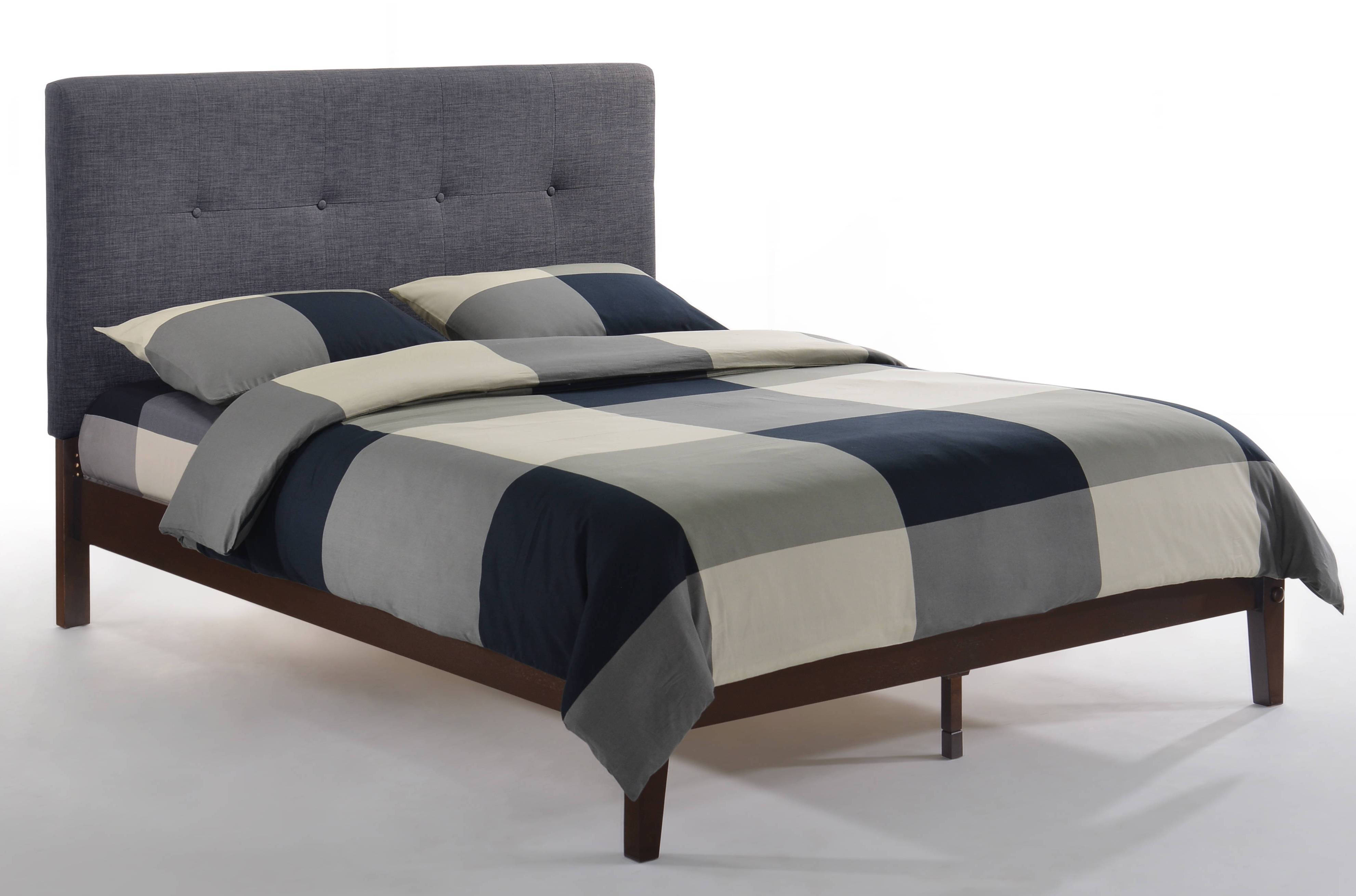 Night and Day Furniture P Series Charcoal Chocolate Paprika Full Bed
