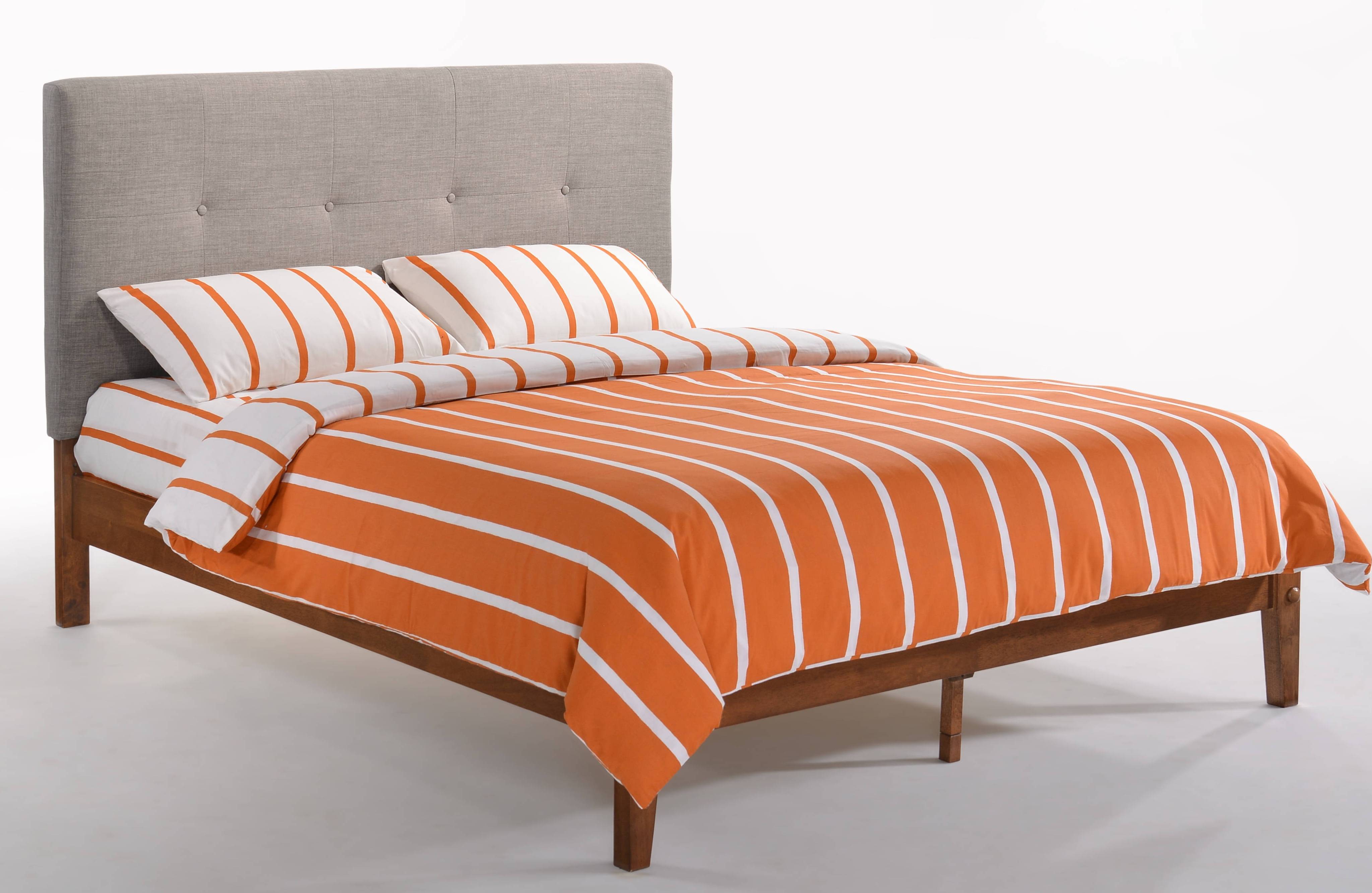 Night and Day Furniture P Series Grey Cherry Paprika Twin Bed