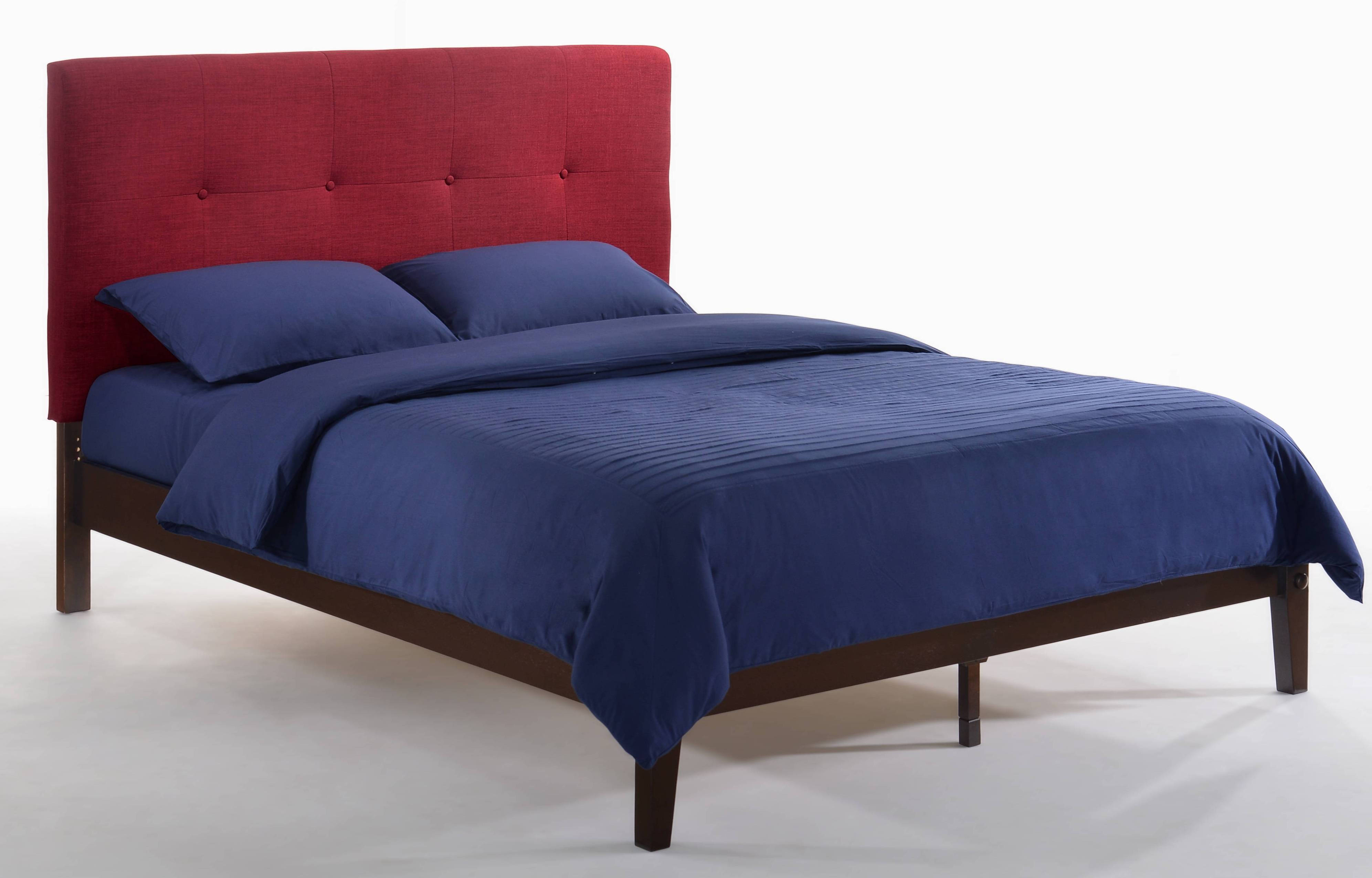 Night and Day Furniture P Series Red Chocolate Paprika Cal King Bed
