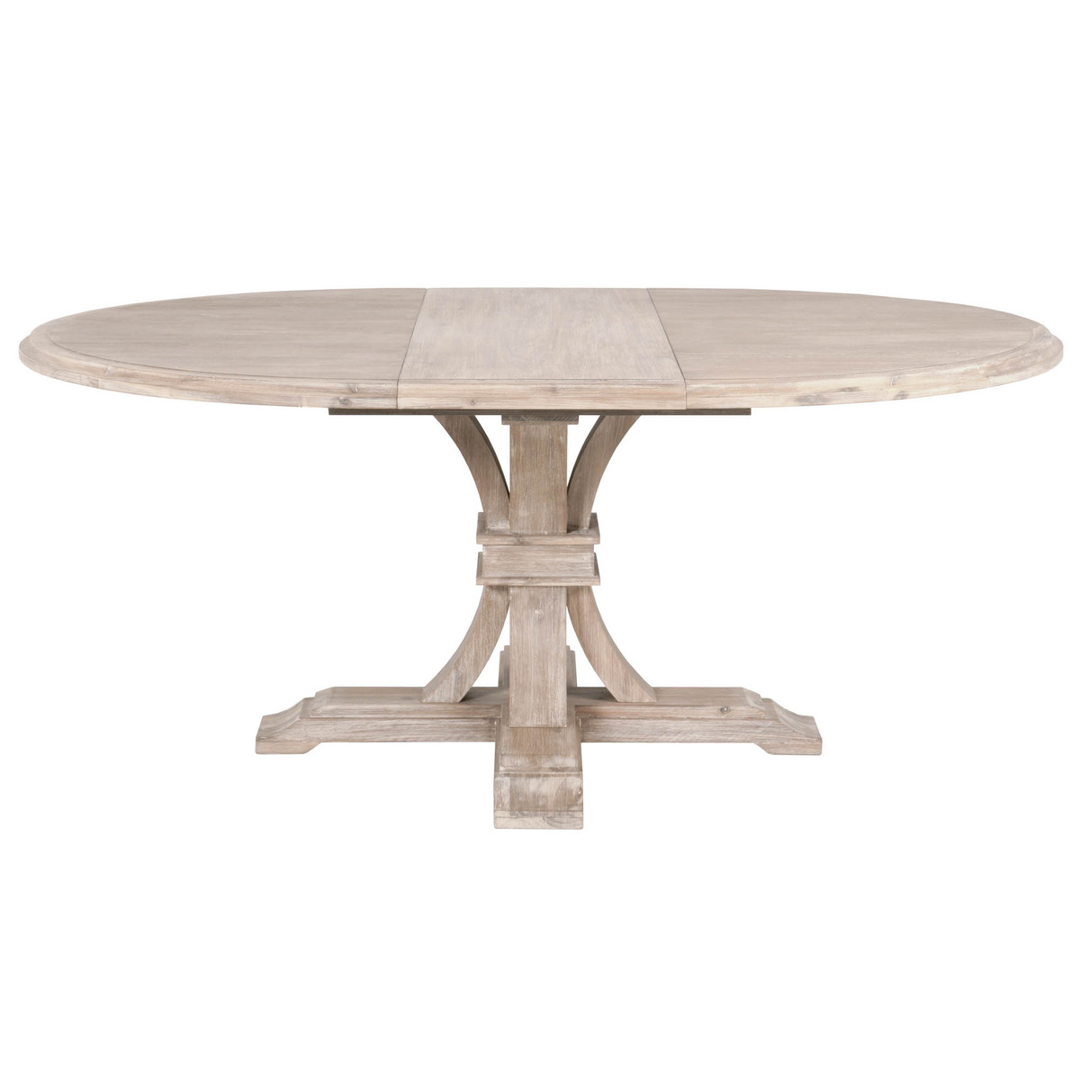 Essentials For Living Devon Natural Gray 54 Inch Round Dining Table