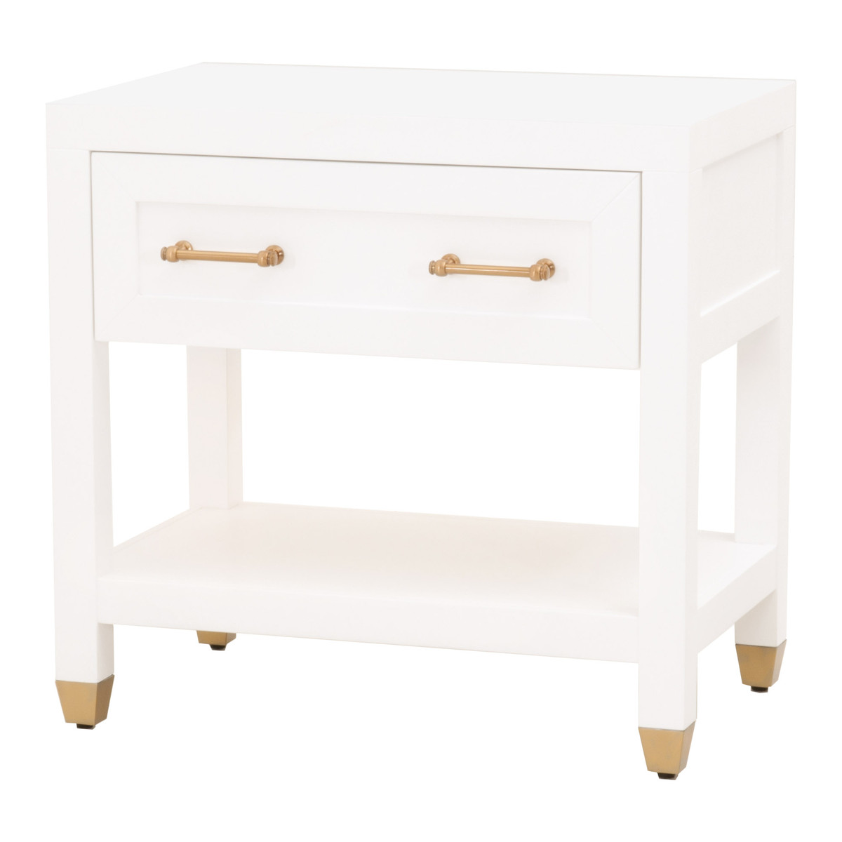 Essentials For Living Stella Matte White Night Stand