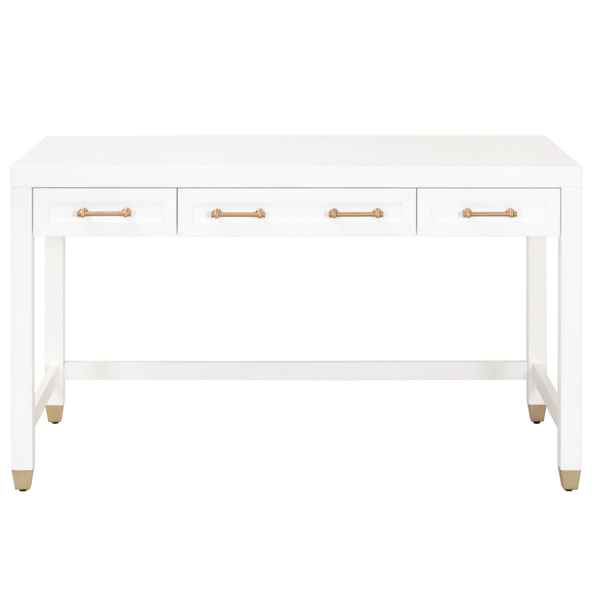 Essentials For Living Stella Matte White Wood Desk