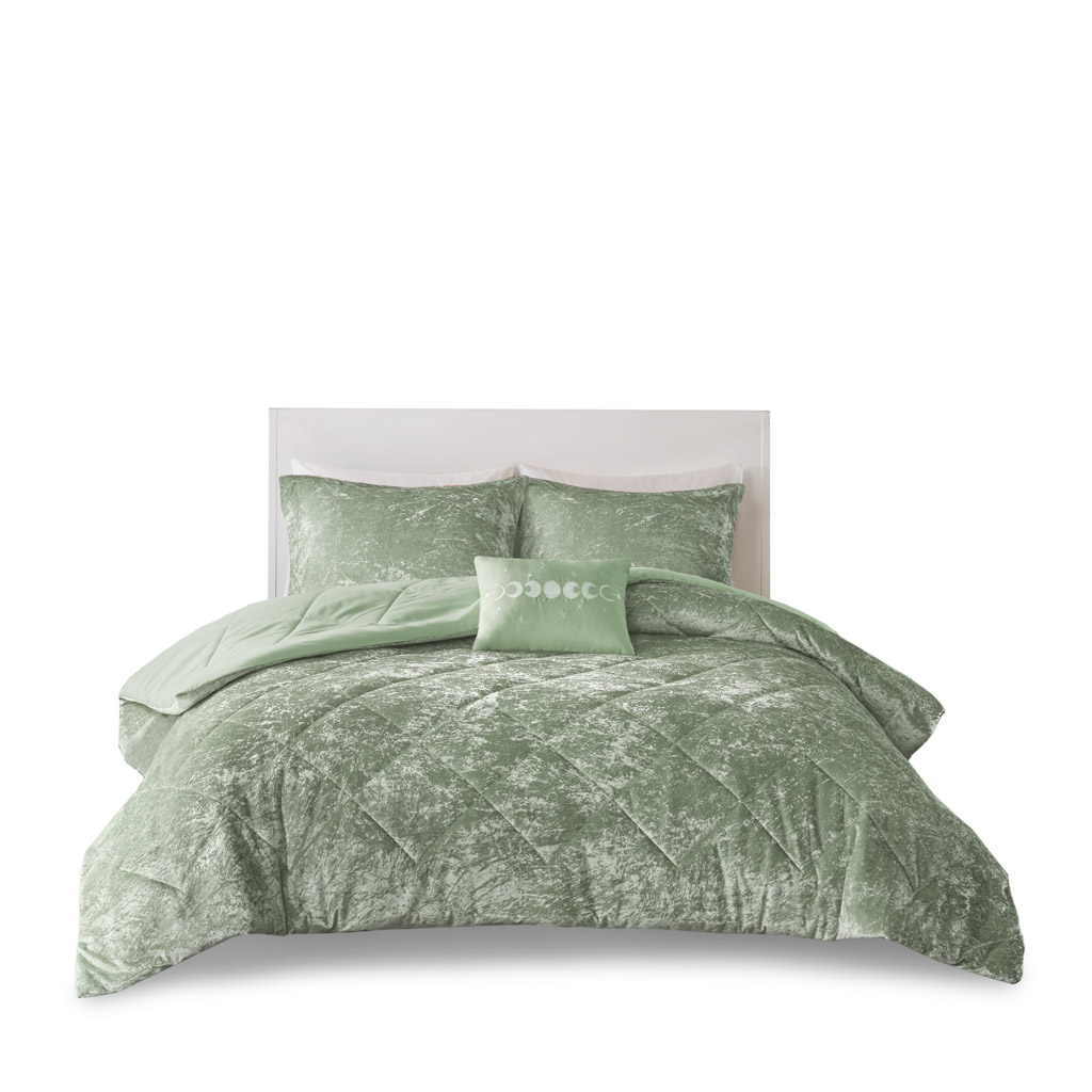 Olliix Intelligent Design Felicia Green Twin Twin XL Comforter Set OLIX-ID10-2412 Olliix Intelligent Design Felicia Green Twin Twin XL Comforter Set OLIX-ID10-2412