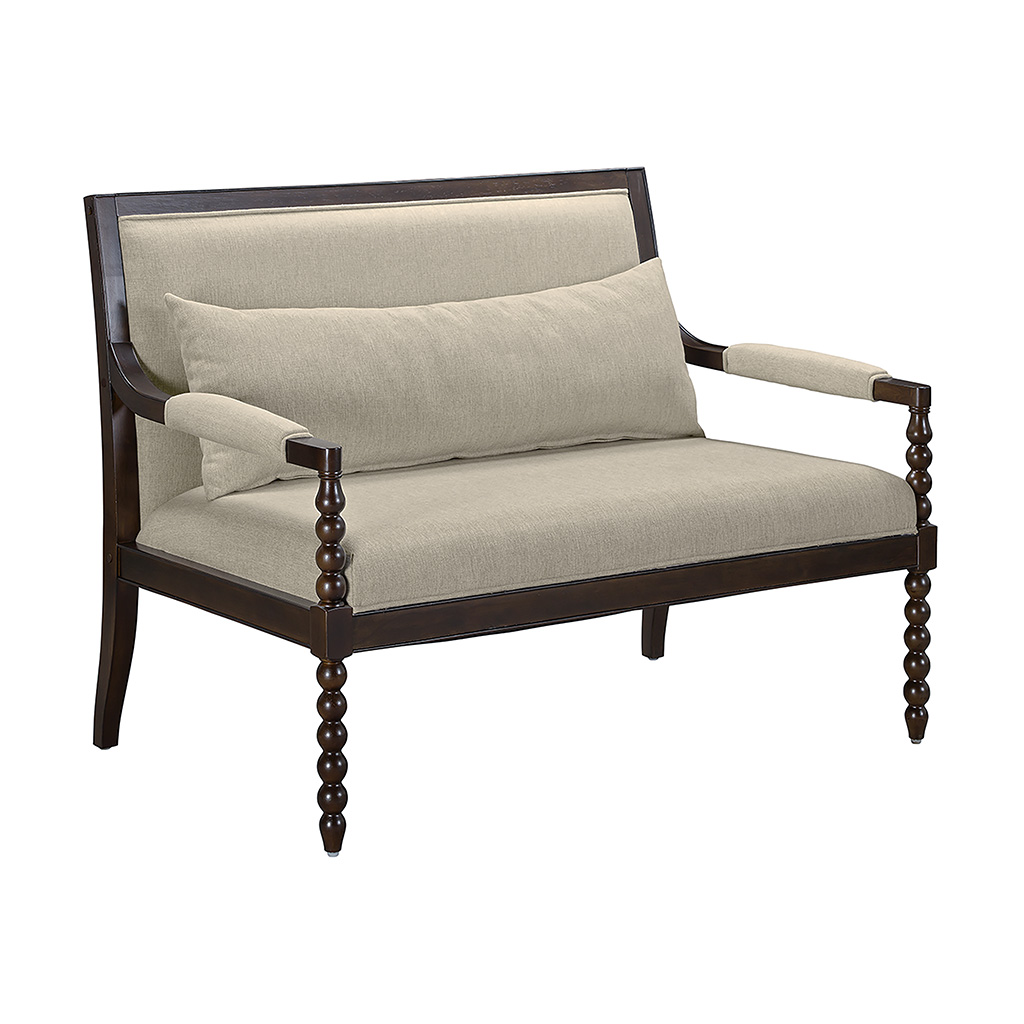 Olliix Martha Stewart Philippe Morocco Brown Taupe Loveseat