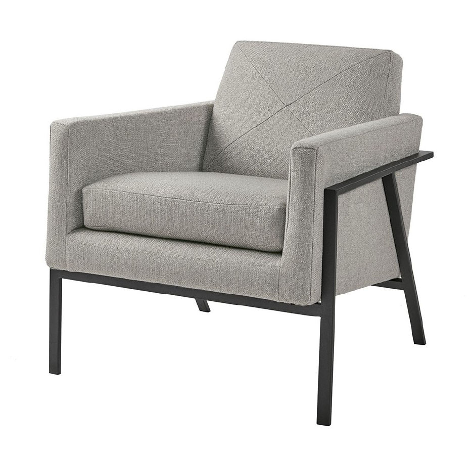 Olliix Madison Park Brayden Grey Accent Chair