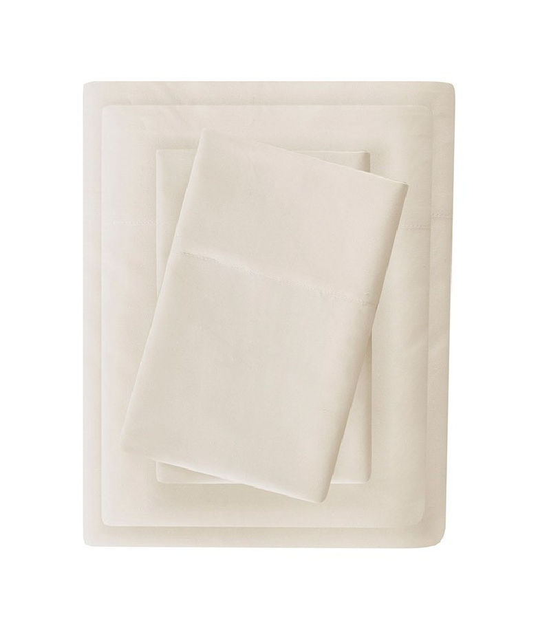 Olliix Madison Park 3M Microcell Ivory Twin 3pc Sheet Set