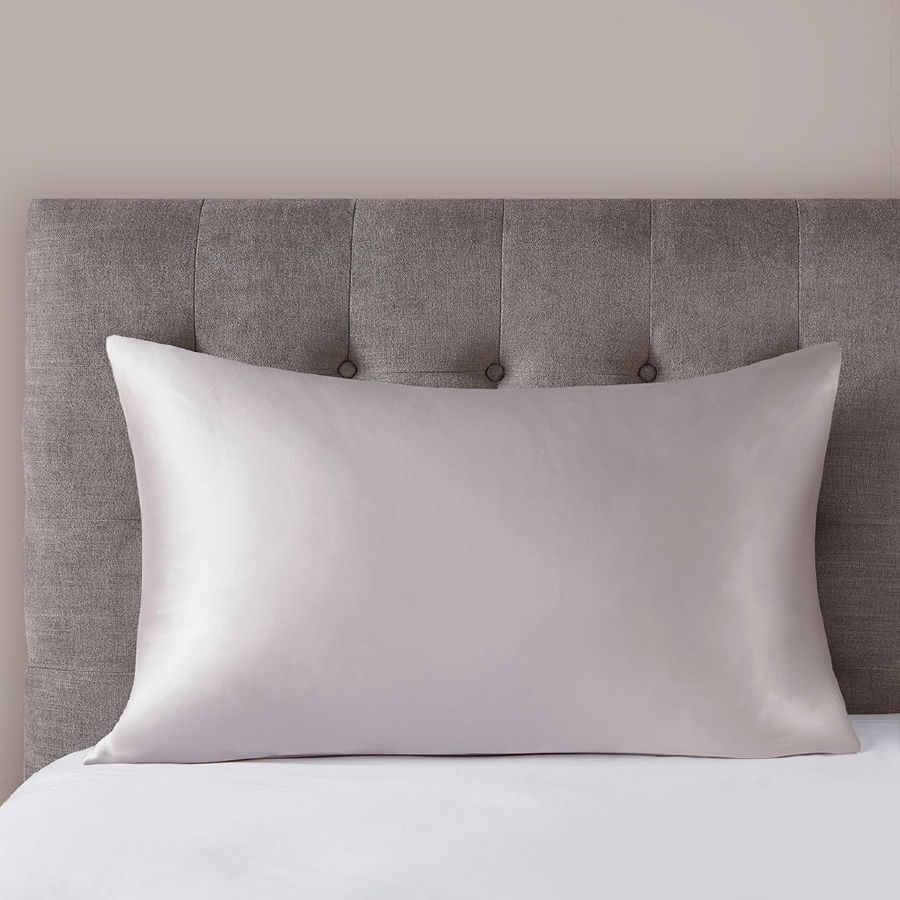 Olliix Madison Park Silk Pink Queen Mulberry Single Pillowcase